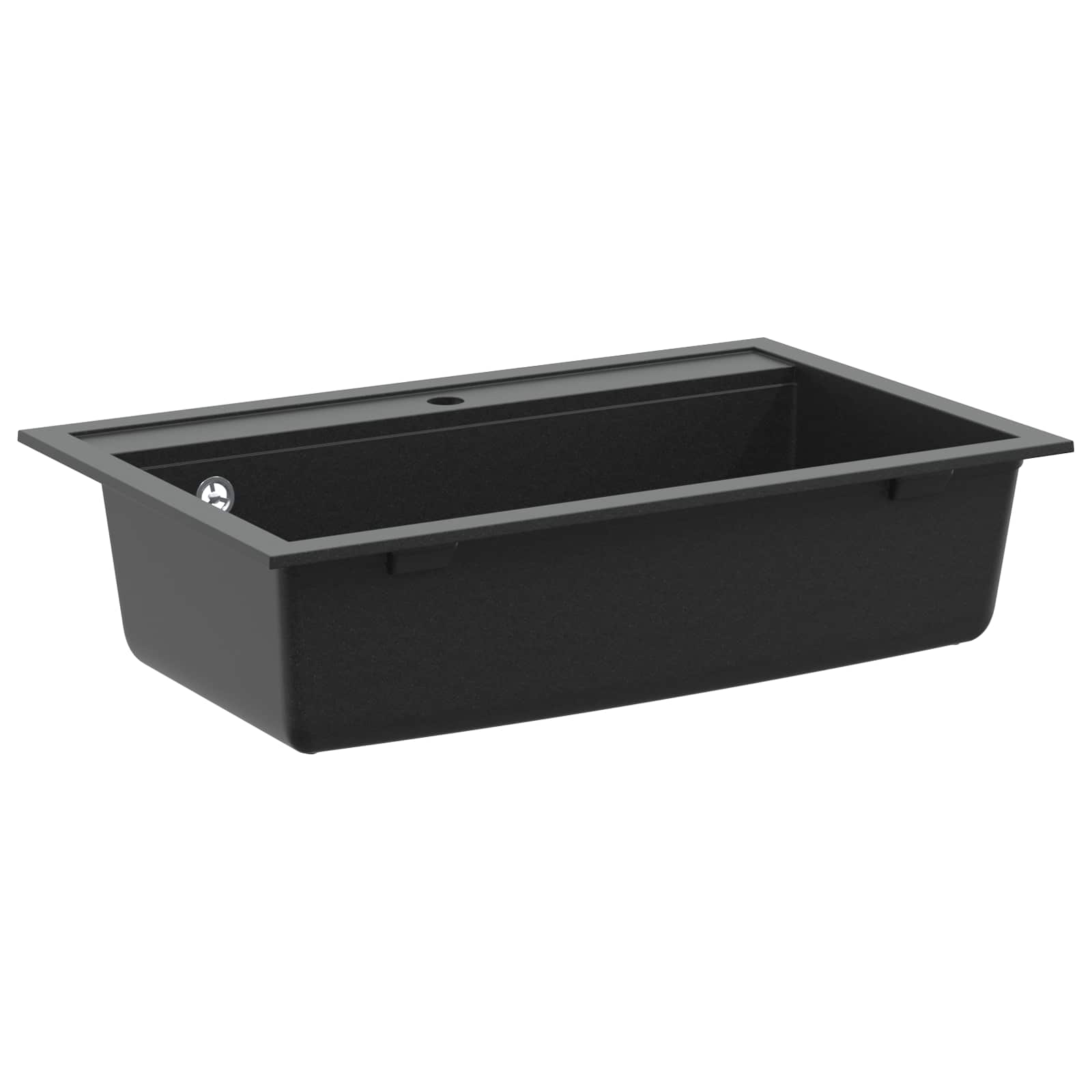 Wasbak Zwart 795 x 505 mm Graniet is nu te koop bij PeponiXL, paradijselijk wonen!