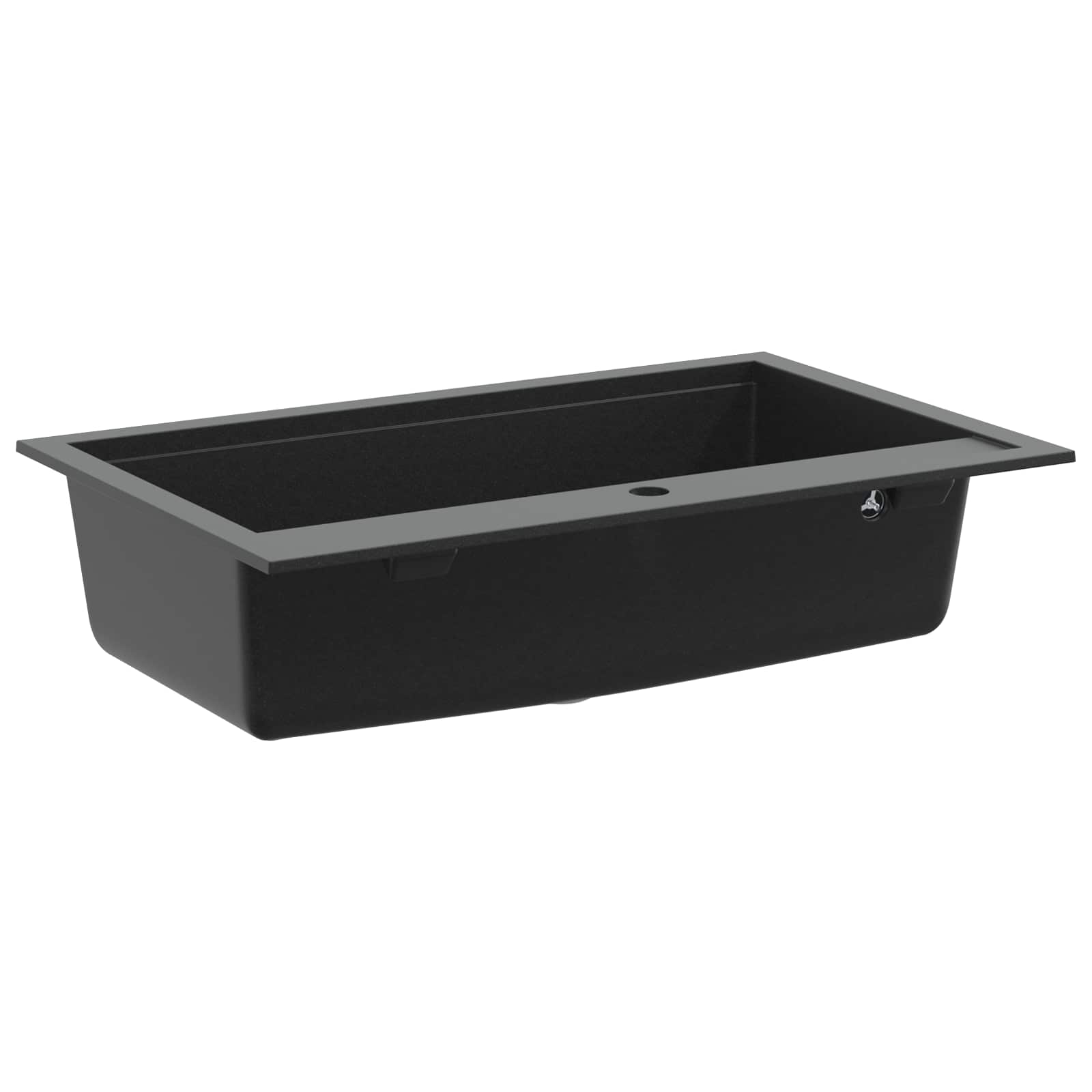 Wasbak Zwart 795 x 505 mm Graniet is nu te koop bij PeponiXL, paradijselijk wonen!