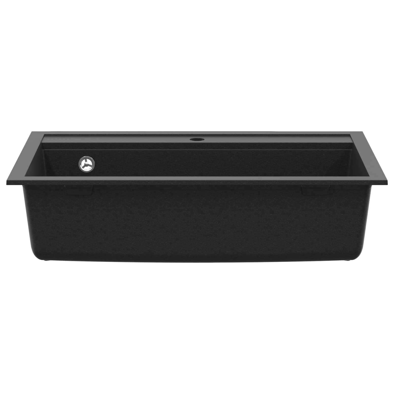 Wasbak Zwart 795 x 505 mm Graniet is nu te koop bij PeponiXL, paradijselijk wonen!