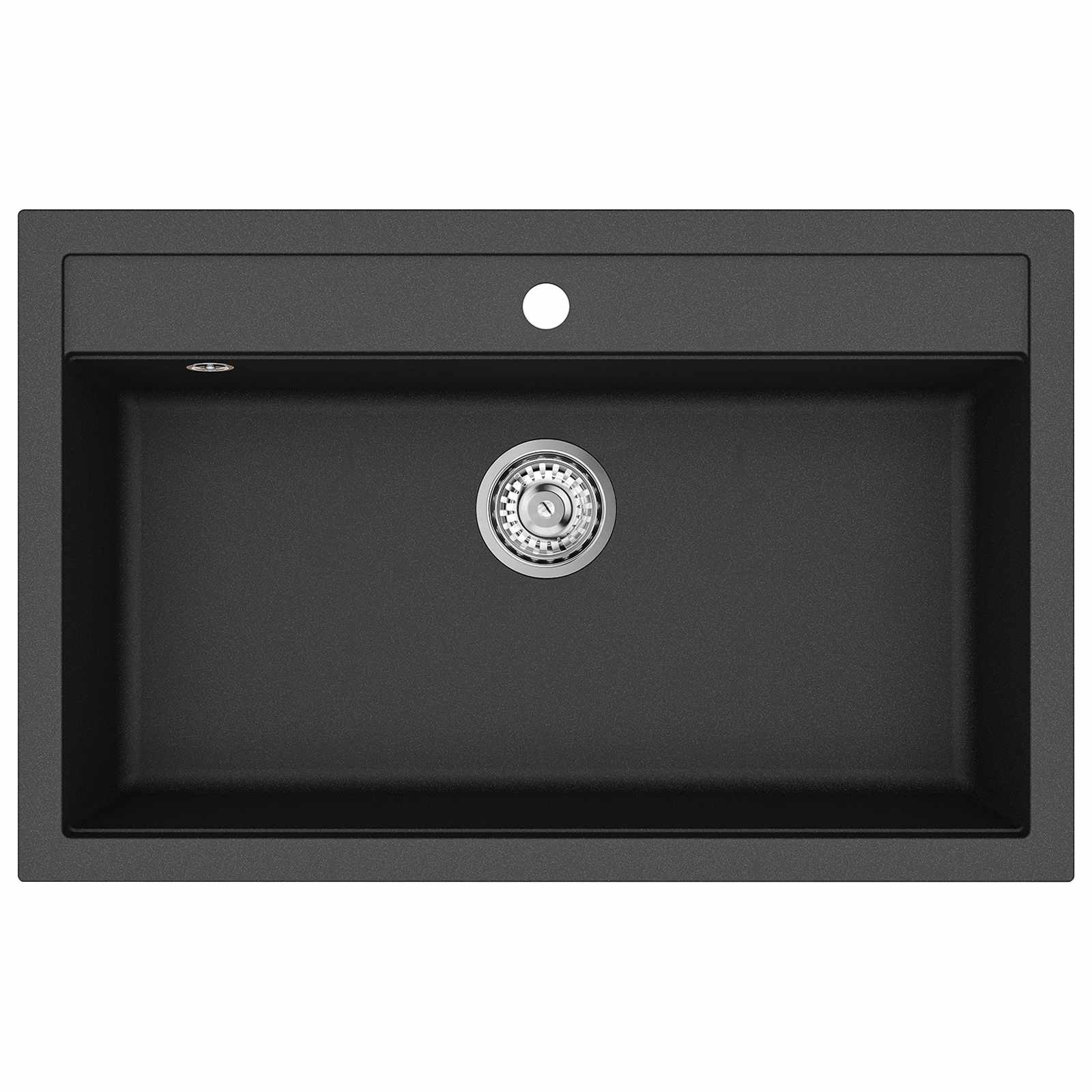 Wasbak Zwart 795 x 505 mm Graniet is nu te koop bij PeponiXL, paradijselijk wonen!