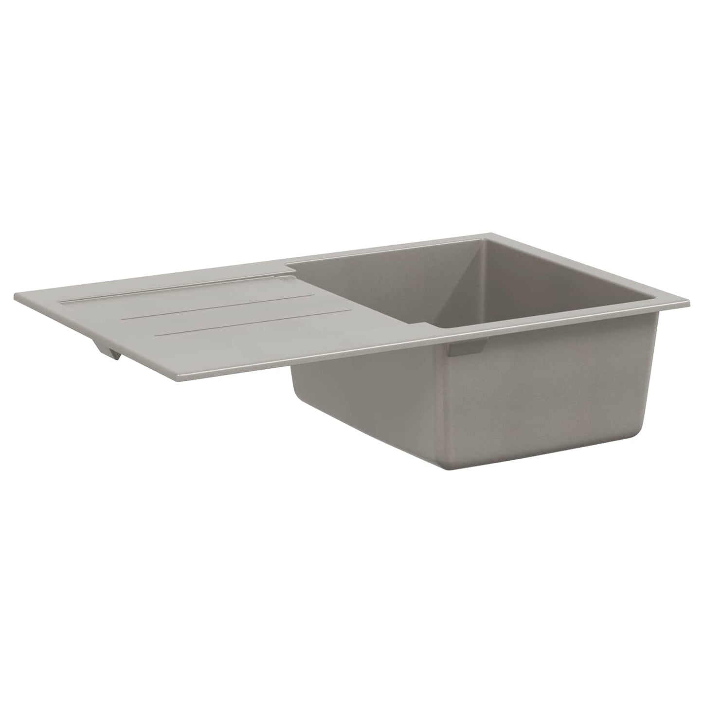 Wasbak Grijs 780 x 500 mm 80% Kwarts en 20% Hars is nu te koop bij PeponiXL, paradijselijk wonen!