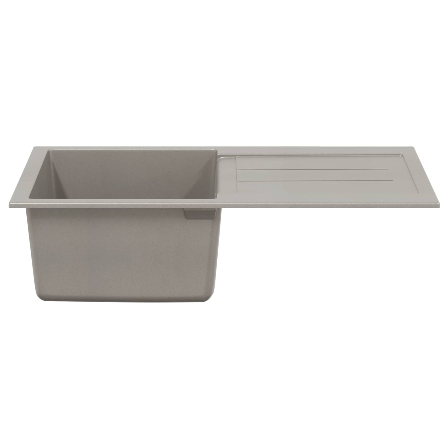 Wasbak Grijs 780 x 500 mm 80% Kwarts en 20% Hars is nu te koop bij PeponiXL, paradijselijk wonen!