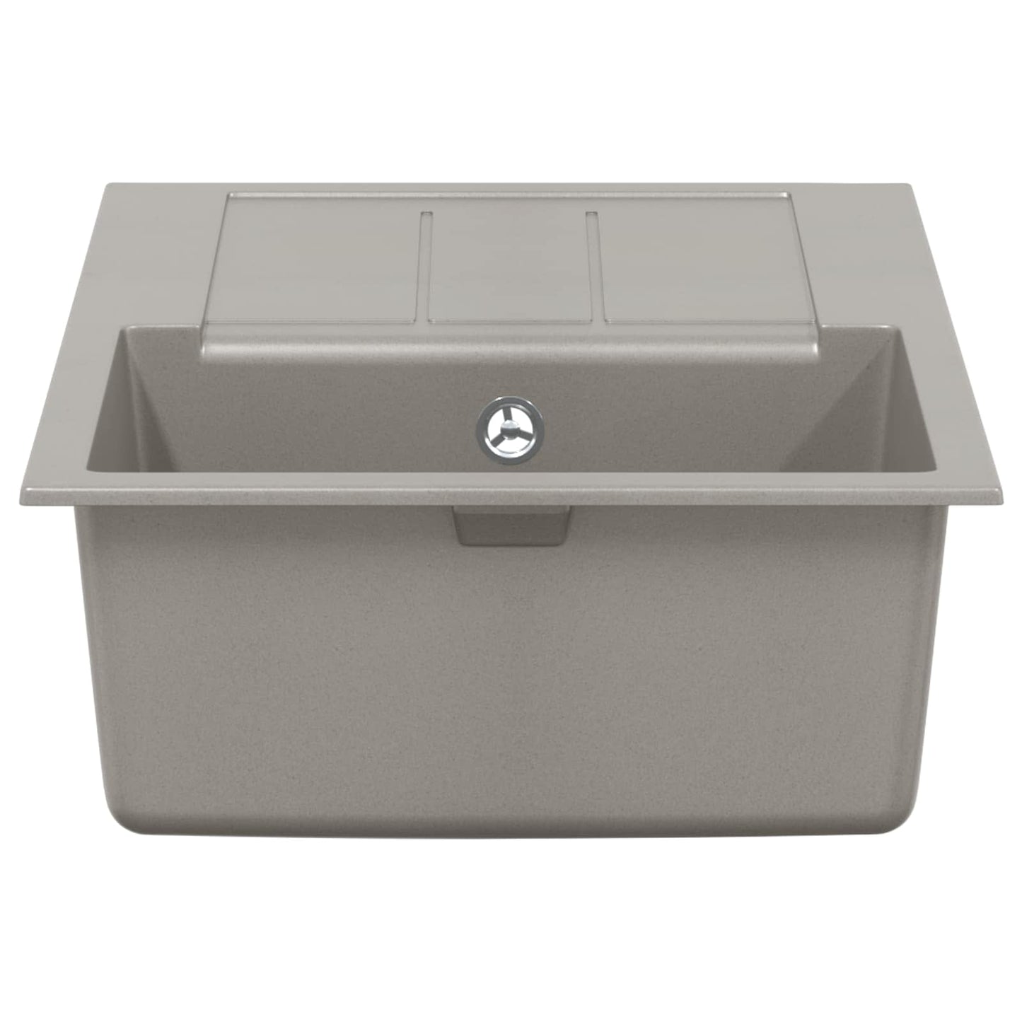 Wasbak Grijs 780 x 500 mm 80% Kwarts en 20% Hars is nu te koop bij PeponiXL, paradijselijk wonen!