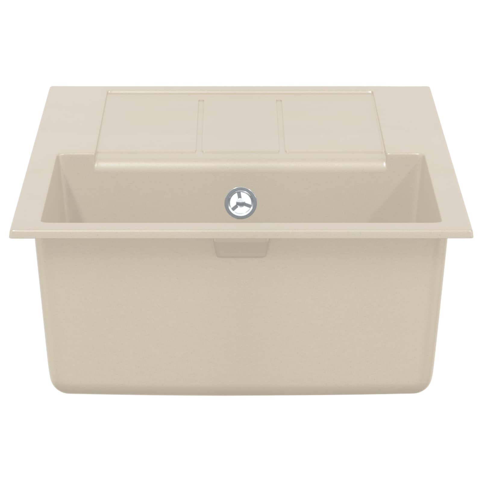 Wasbak Beige 780 x 500 mm 80% Kwarts en 20% Hars is nu te koop bij PeponiXL, paradijselijk wonen!