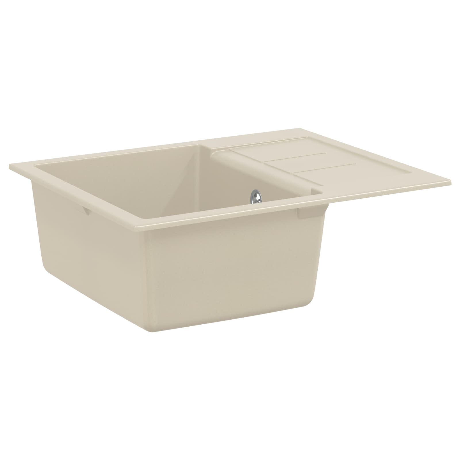 Wasbak Beige 620 x 500 mm 80% Kwarts en 20% Hars is nu te koop bij PeponiXL, paradijselijk wonen!