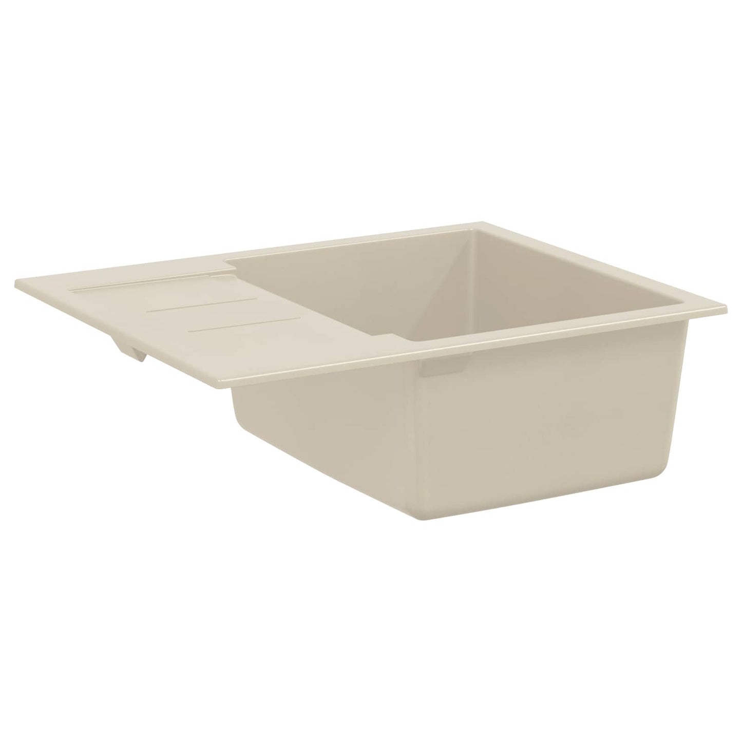 Wasbak Beige 620 x 500 mm 80% Kwarts en 20% Hars is nu te koop bij PeponiXL, paradijselijk wonen!