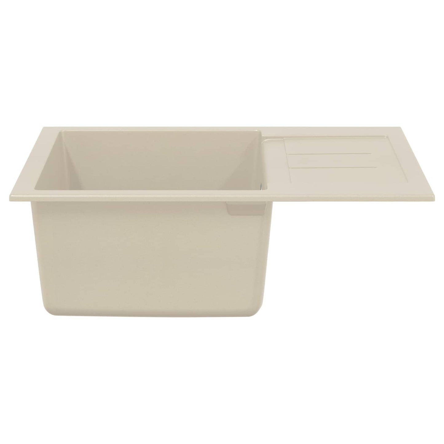Wasbak Beige 620 x 500 mm 80% Kwarts en 20% Hars is nu te koop bij PeponiXL, paradijselijk wonen!