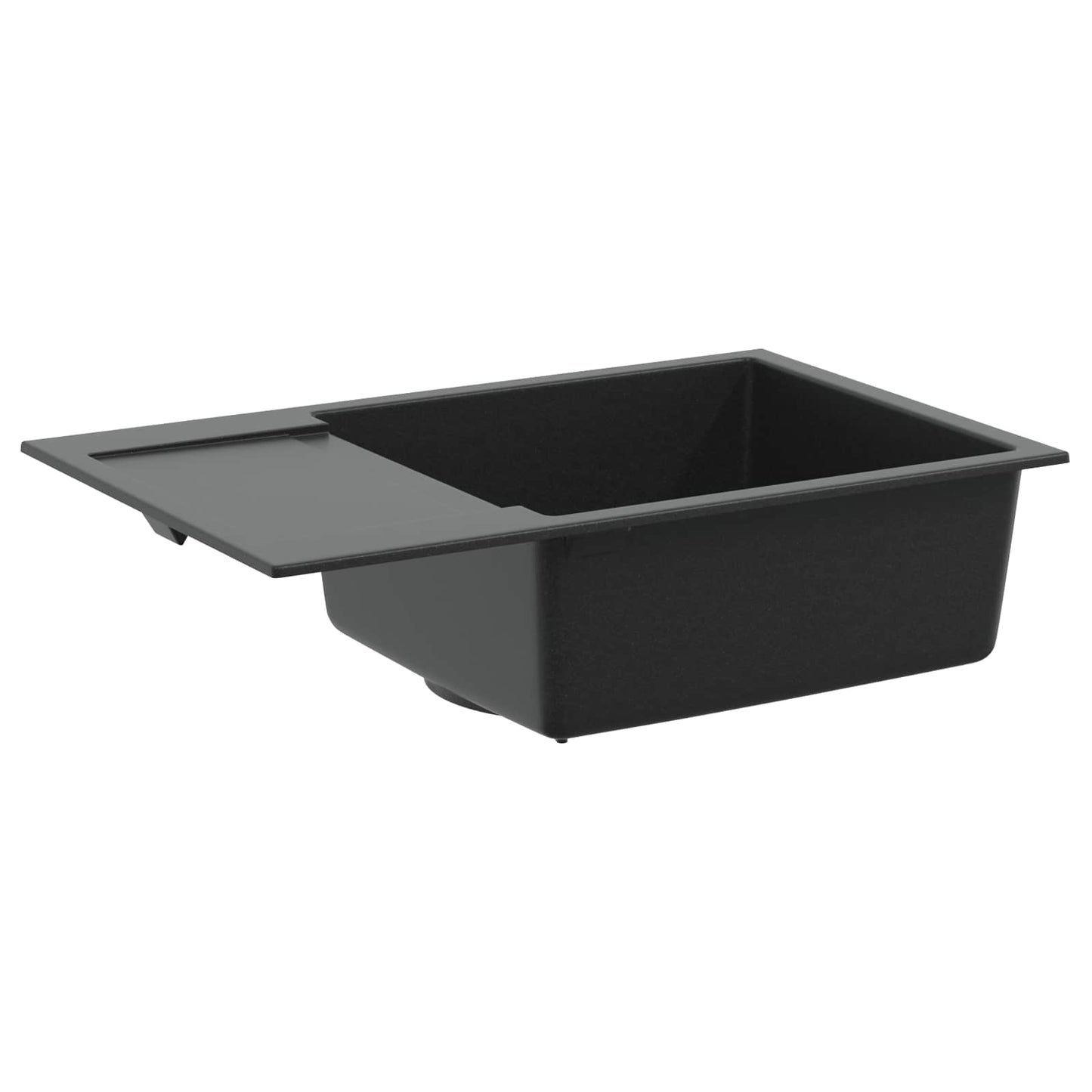 Wasbak Zwart 780 x 500 mm 80% Kwarts en 20% Hars is nu te koop bij PeponiXL, paradijselijk wonen!