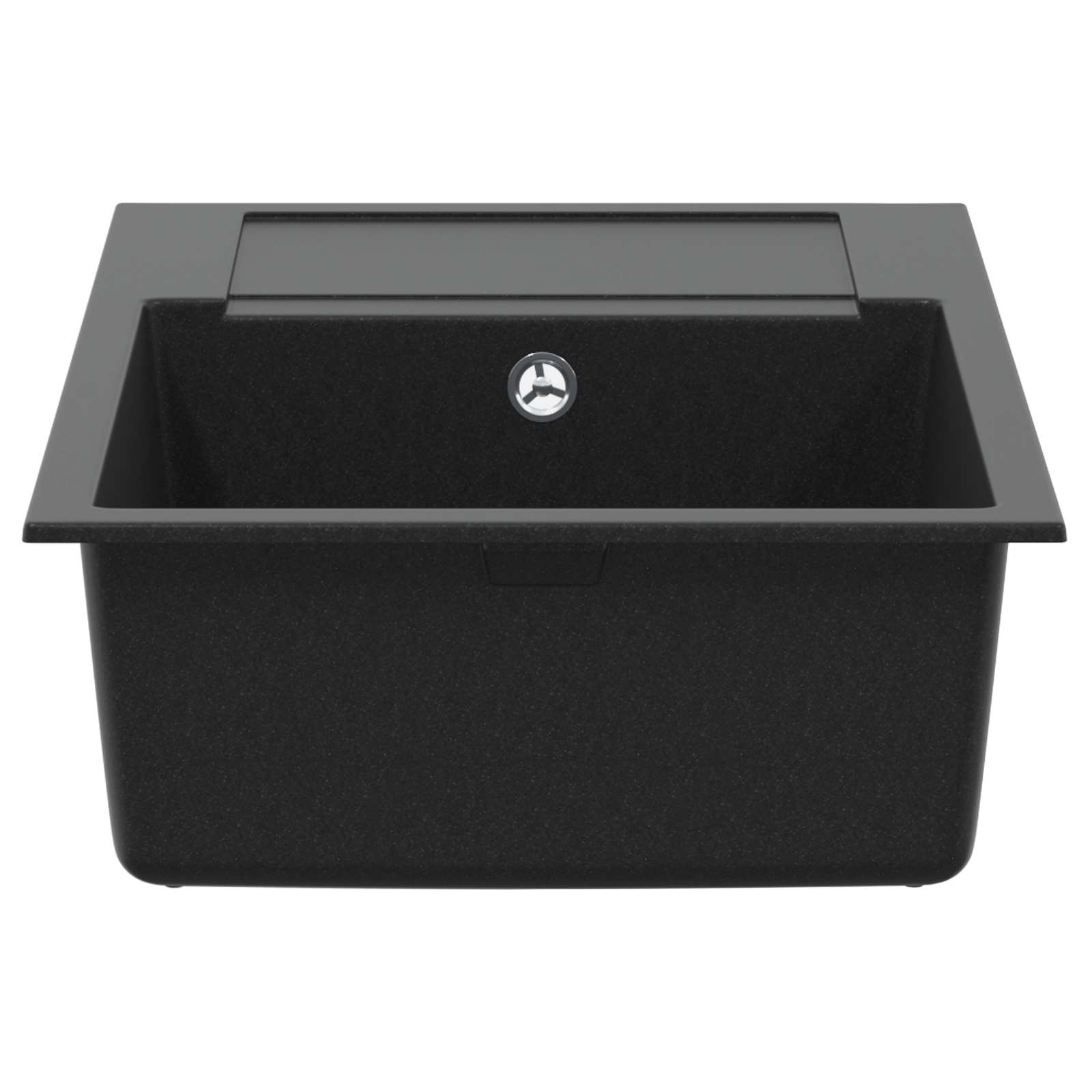 Wasbak Zwart 780 x 500 mm 80% Kwarts en 20% Hars is nu te koop bij PeponiXL, paradijselijk wonen!