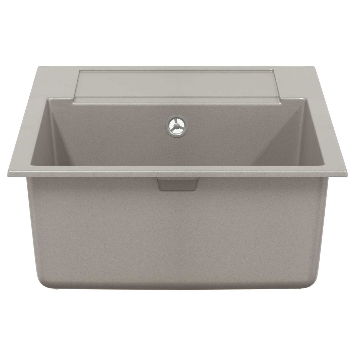 Wasbak Grijs 780 x 500 mm 80% Kwarts en 20% Hars is nu te koop bij PeponiXL, paradijselijk wonen!