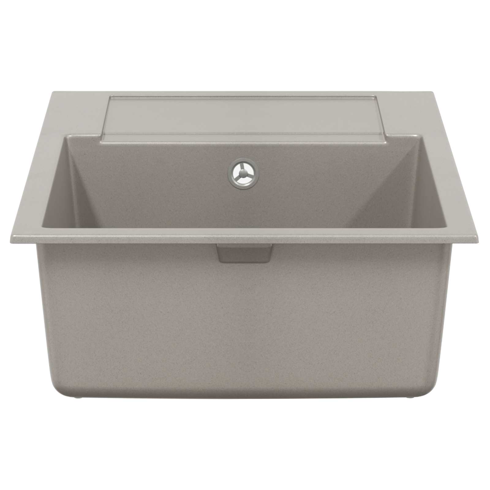 Wasbak Grijs 780 x 500 mm 80% Kwarts en 20% Hars is nu te koop bij PeponiXL, paradijselijk wonen!