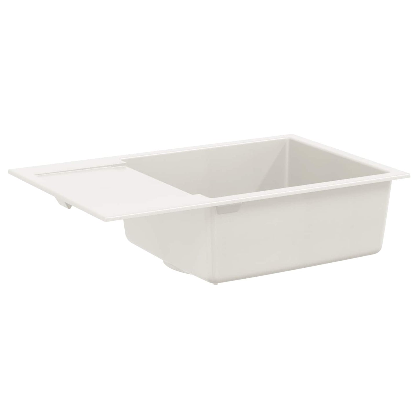 Wasbak Wit 780 x 500 mm 80% Kwarts en 20% Hars is nu te koop bij PeponiXL, paradijselijk wonen!