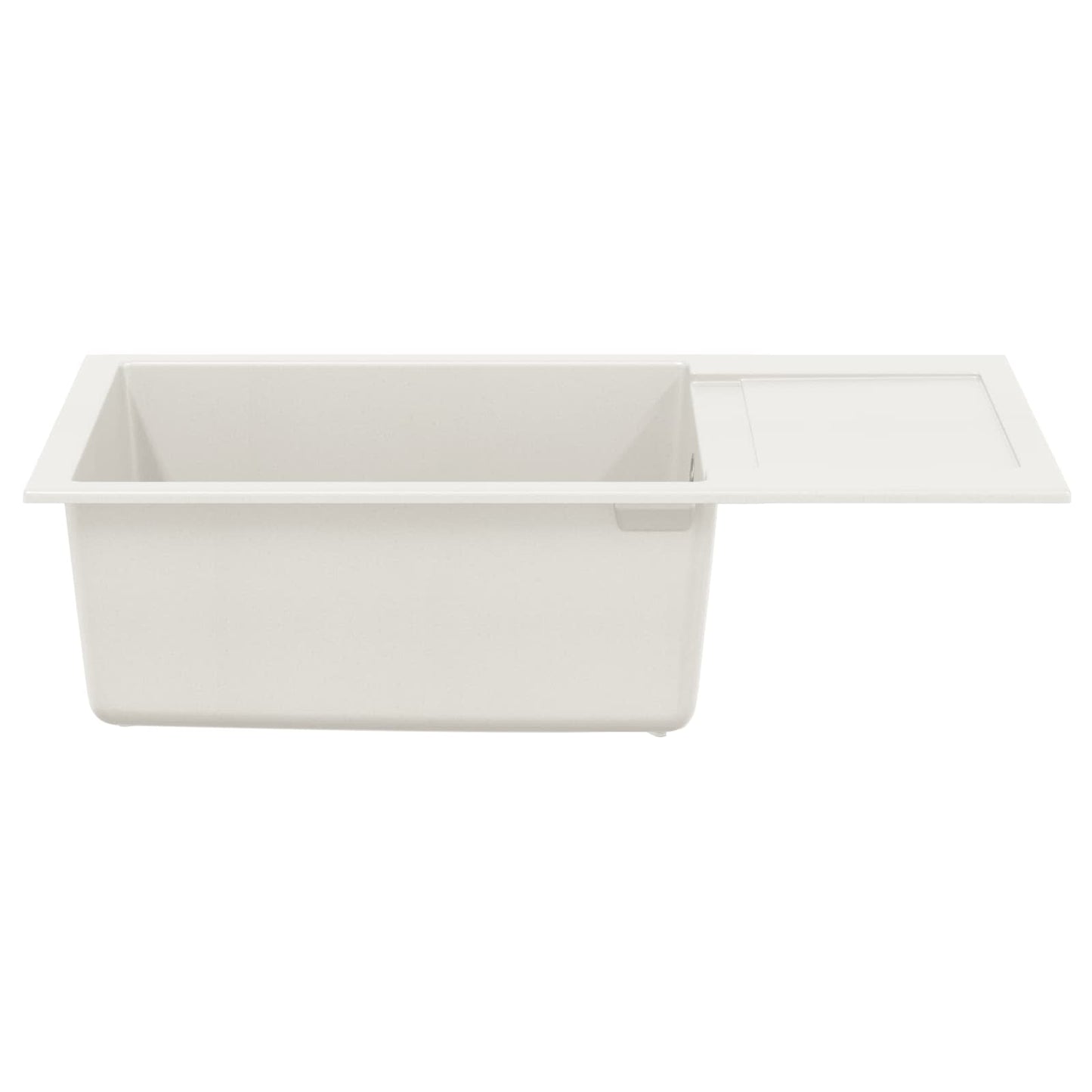 Wasbak Wit 780 x 500 mm 80% Kwarts en 20% Hars is nu te koop bij PeponiXL, paradijselijk wonen!