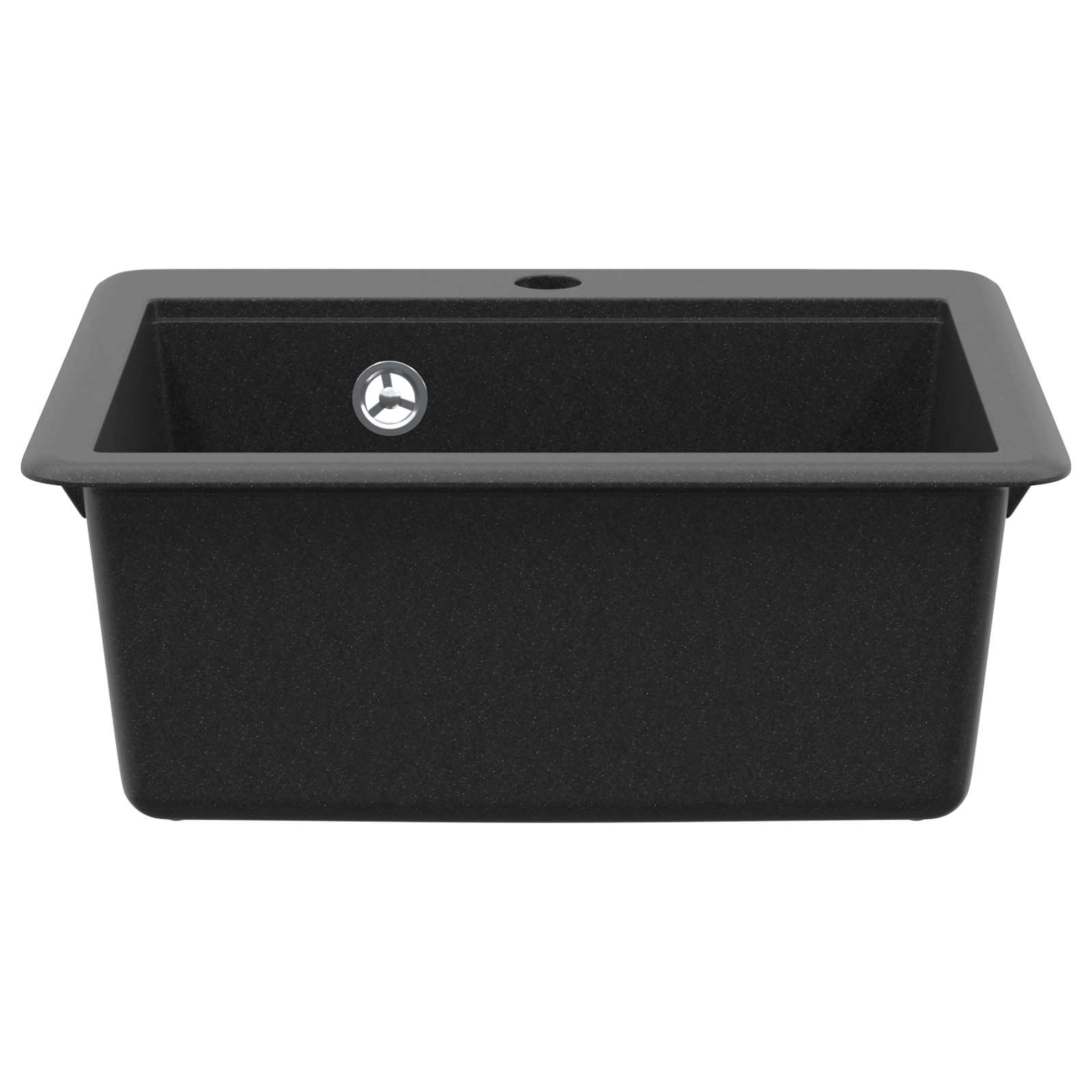 Wasbak Zwart 470 x 440 mm Graniet is nu te koop bij PeponiXL, paradijselijk wonen!