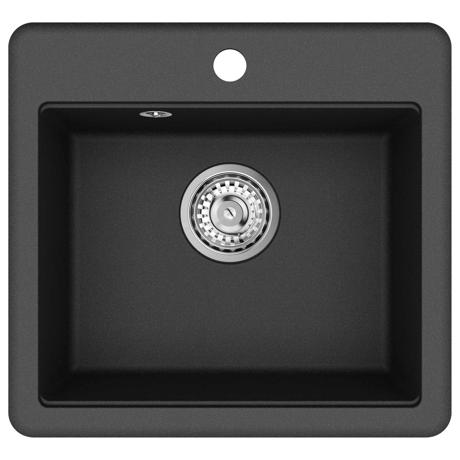 Wasbak Zwart 470 x 440 mm Graniet is nu te koop bij PeponiXL, paradijselijk wonen!