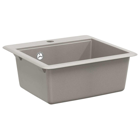 Wasbak Grijs 470 x 440 mm Graniet is nu te koop bij PeponiXL, paradijselijk wonen!