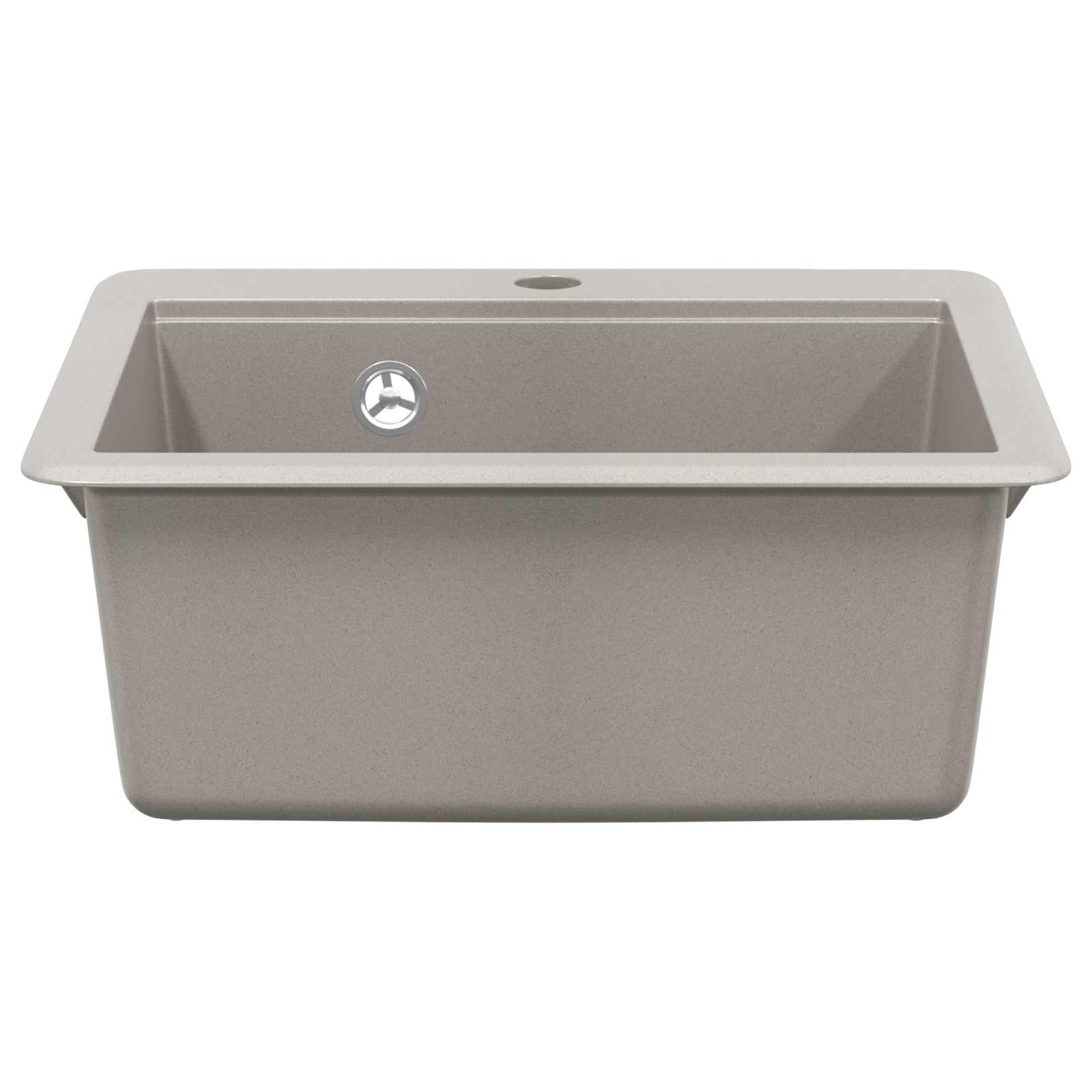 Wasbak Grijs 470 x 440 mm Graniet is nu te koop bij PeponiXL, paradijselijk wonen!