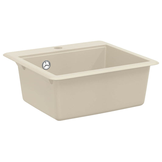 Wasbak Beige 470 x 440 mm Graniet is nu te koop bij PeponiXL, paradijselijk wonen!