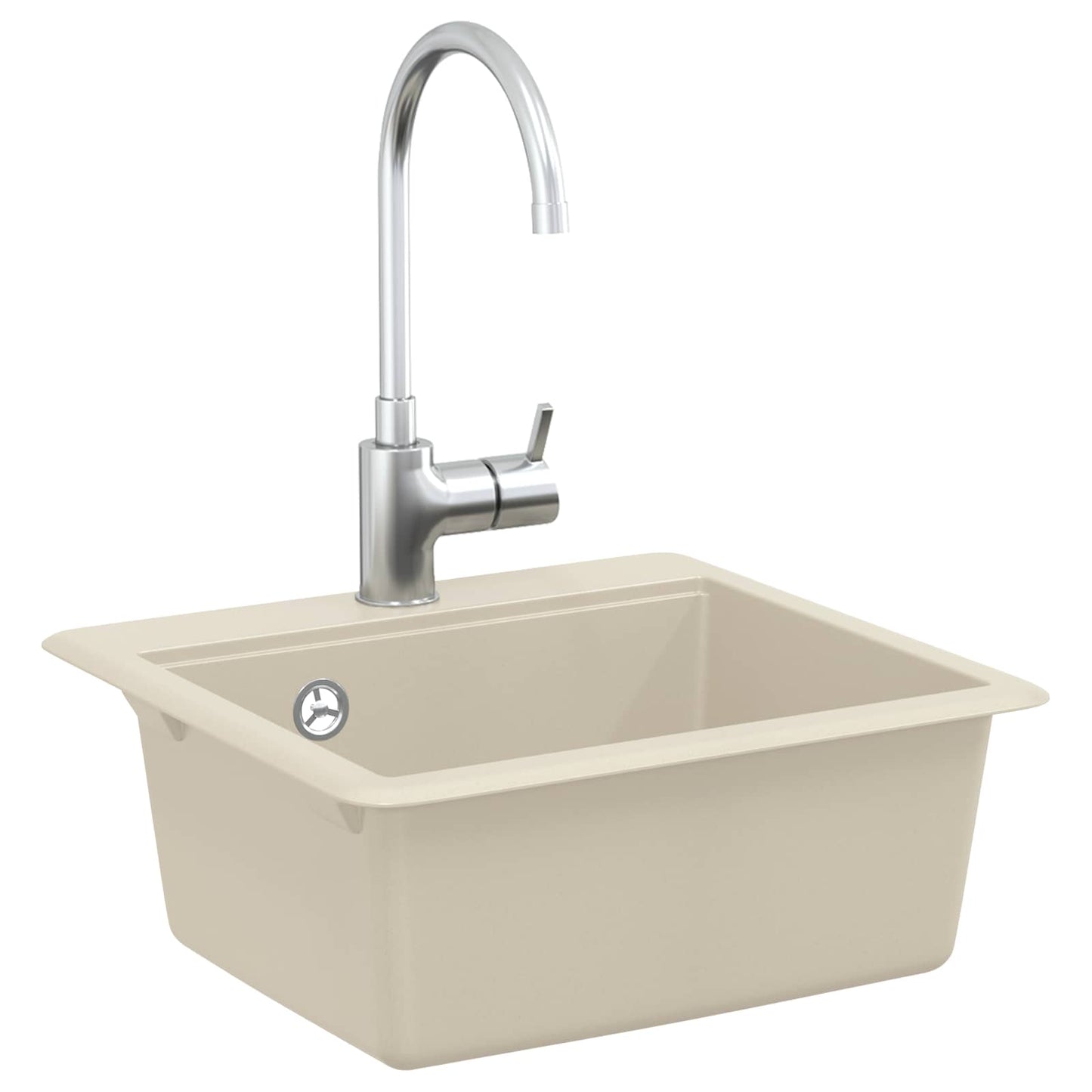 Wasbak Beige 470 x 440 mm Graniet is nu te koop bij PeponiXL, paradijselijk wonen!