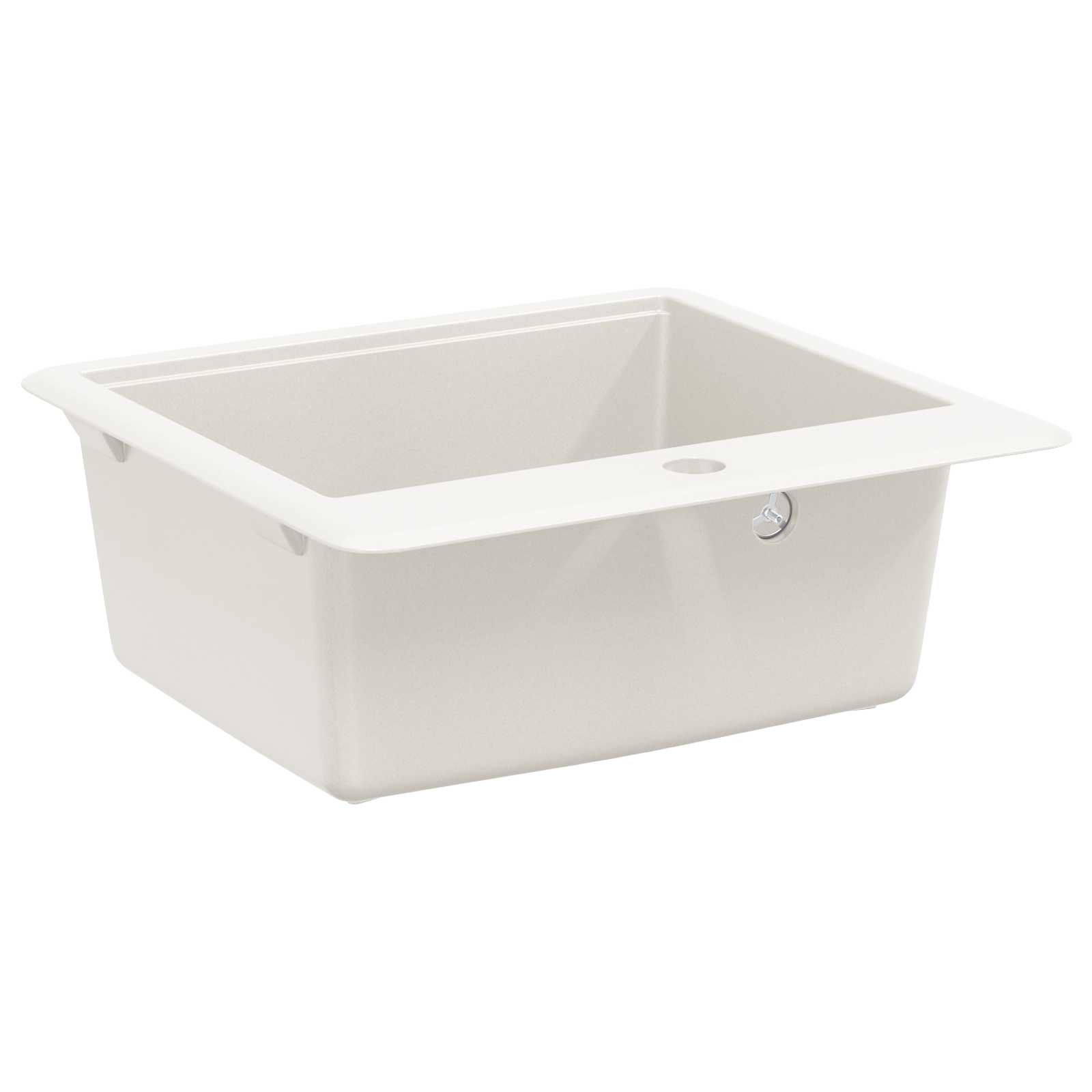 Wasbak Wit 470 x 440 mm Graniet is nu te koop bij PeponiXL, paradijselijk wonen!