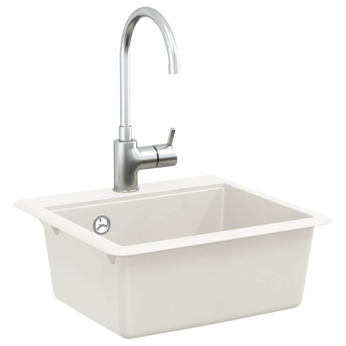 Wasbak Wit 470 x 440 mm Graniet is nu te koop bij PeponiXL, paradijselijk wonen!