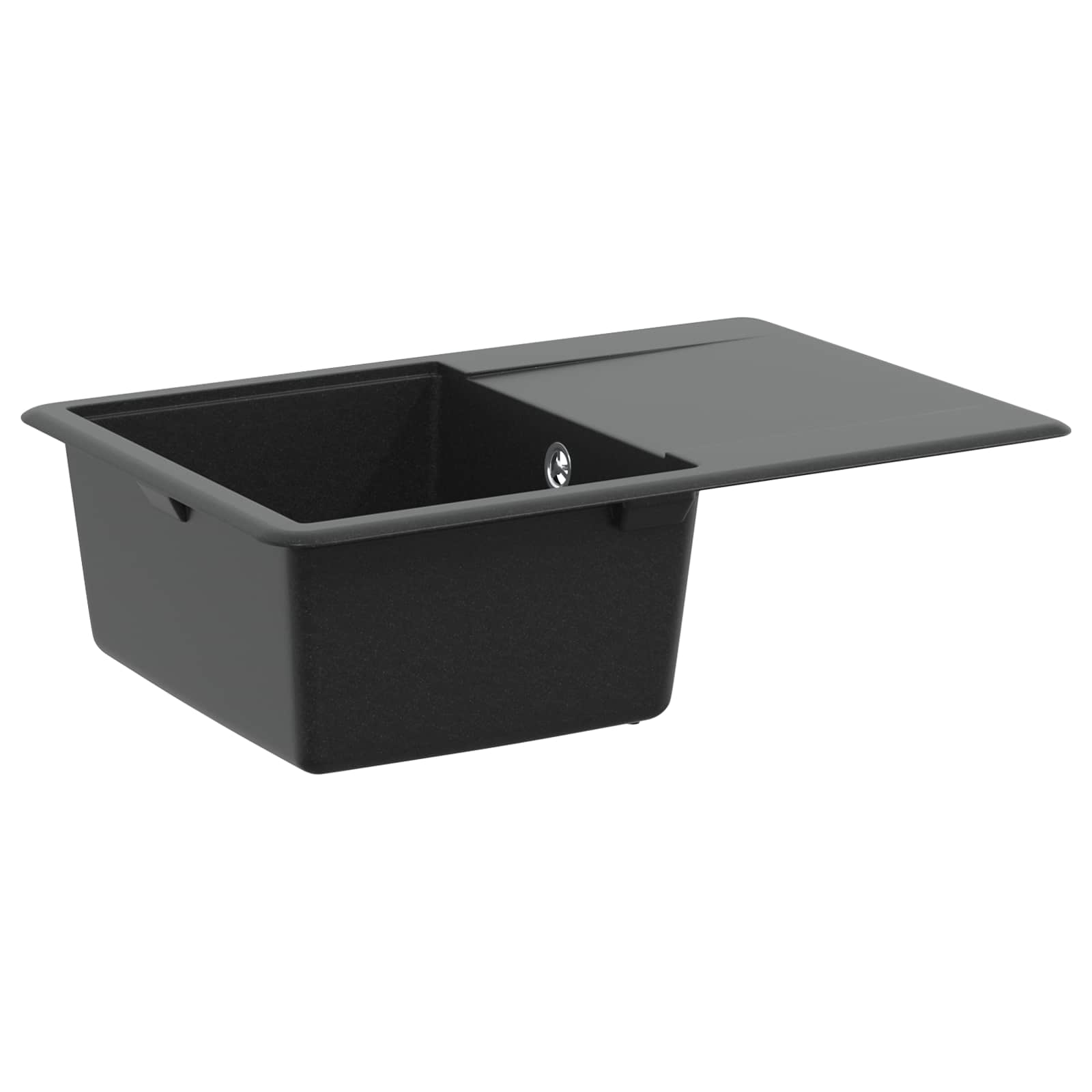 Wasbak Zwart 670 x 460 mm Graniet is nu te koop bij PeponiXL, paradijselijk wonen!