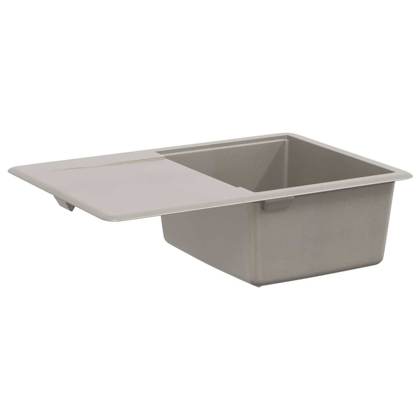 Wasbak Grijs 670 x 460 mm 80% Kwarts en 20% Hars is nu te koop bij PeponiXL, paradijselijk wonen!