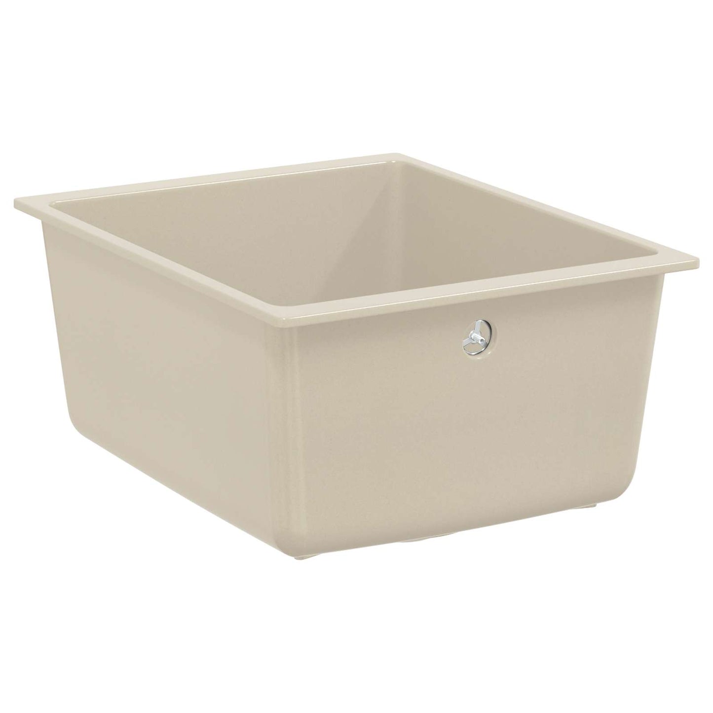 Wasbak Beige 370 x 460 mm 80% Kwarts en 20% Hars is nu te koop bij PeponiXL, paradijselijk wonen!