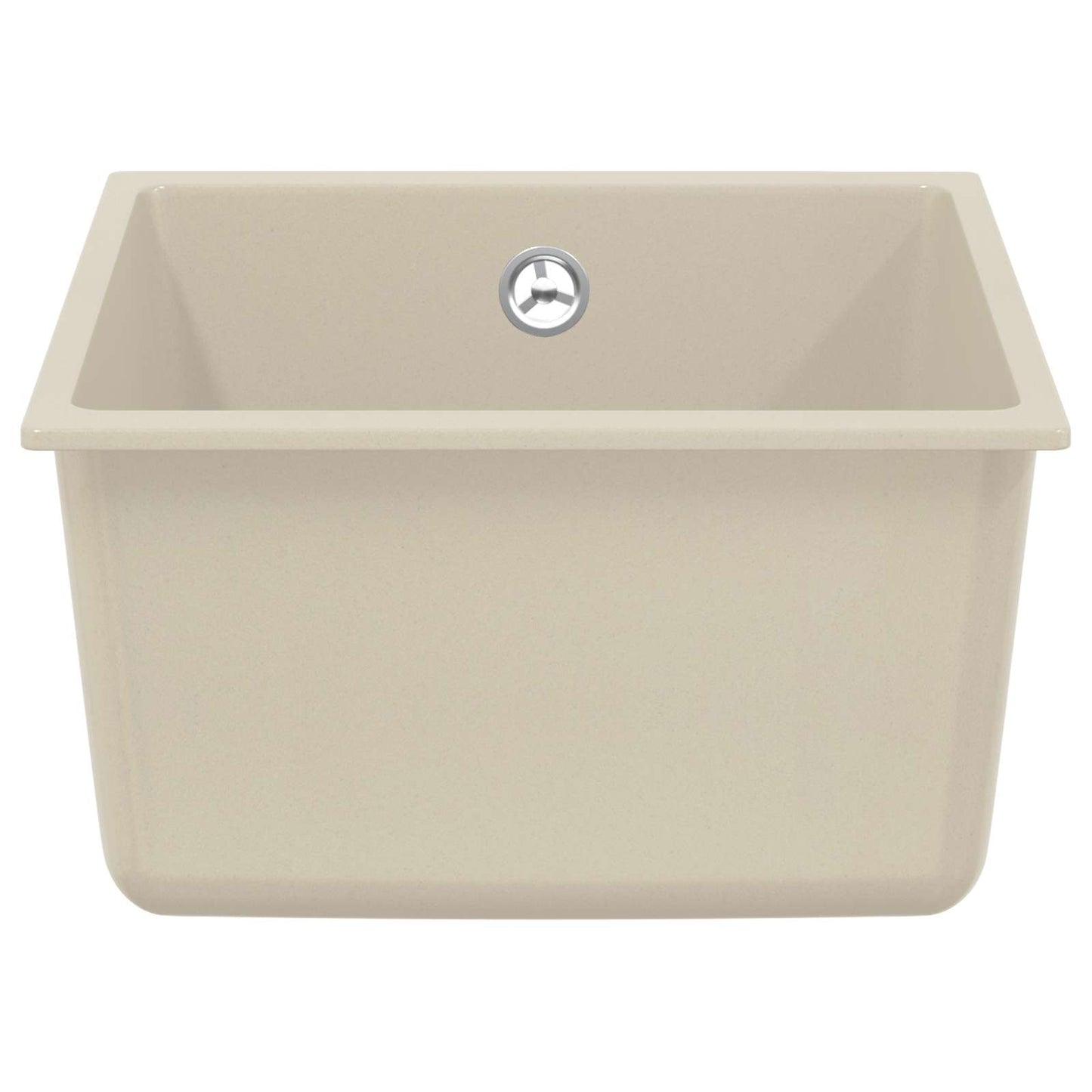Wasbak Beige 370 x 460 mm 80% Kwarts en 20% Hars is nu te koop bij PeponiXL, paradijselijk wonen!