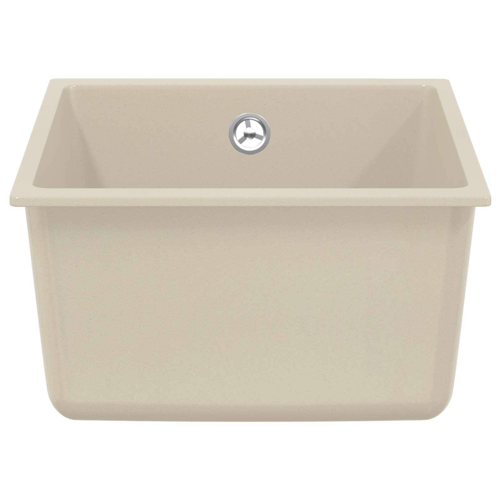 Wasbak Beige 370 x 460 mm 80% Kwarts en 20% Hars is nu te koop bij PeponiXL, paradijselijk wonen!