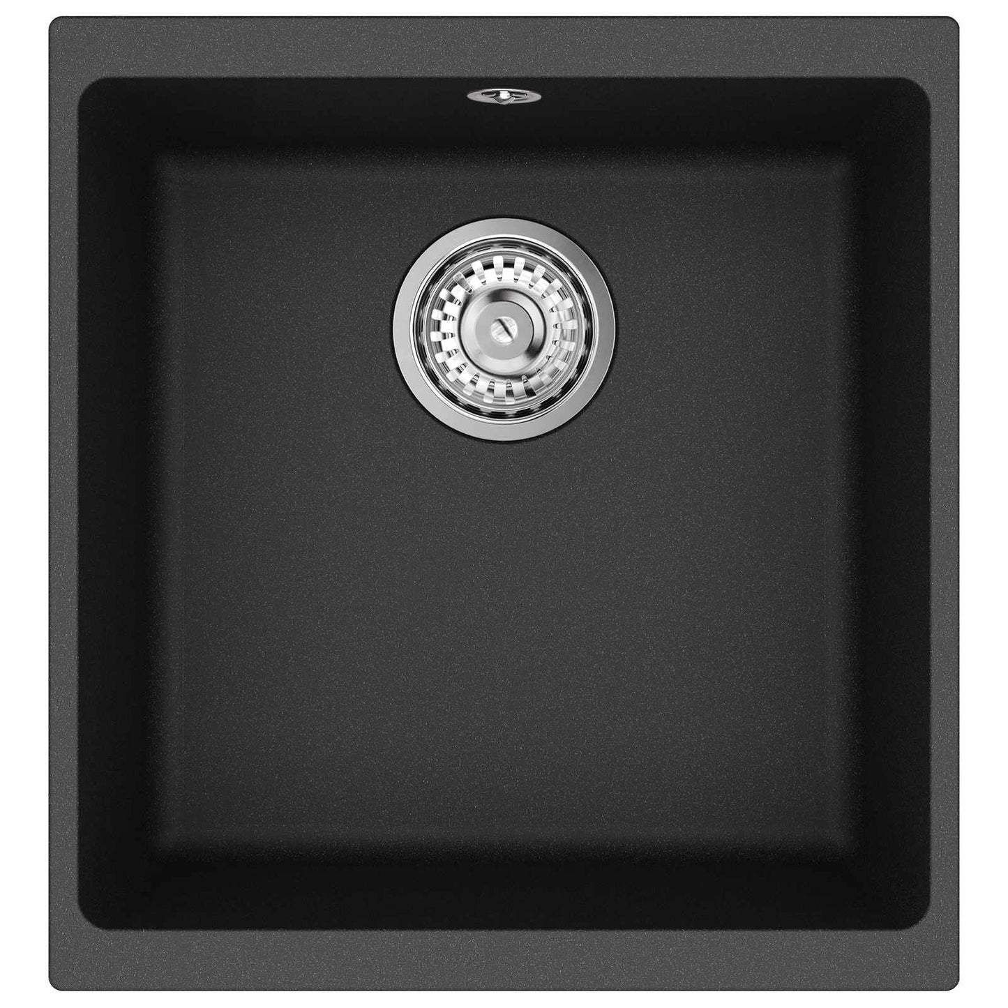 Wasbak Zwart 430 x 460 mm 80% Kwarts en 20% Hars is nu te koop bij PeponiXL, paradijselijk wonen!