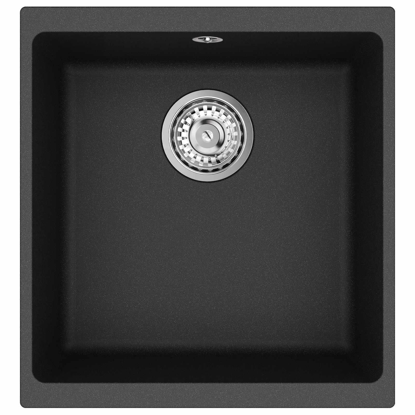 Wasbak Zwart 430 x 460 mm 80% Kwarts en 20% Hars is nu te koop bij PeponiXL, paradijselijk wonen!