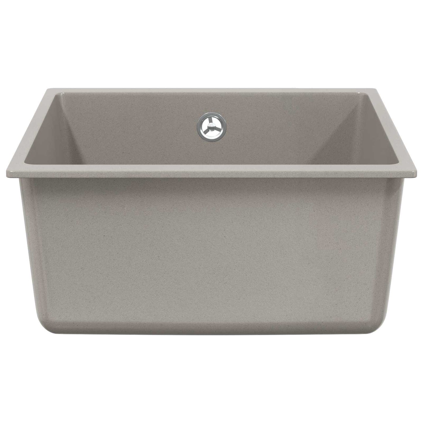 Wasbak Grijs 430 x 460 mm 80% Kwarts en 20% Hars is nu te koop bij PeponiXL, paradijselijk wonen!