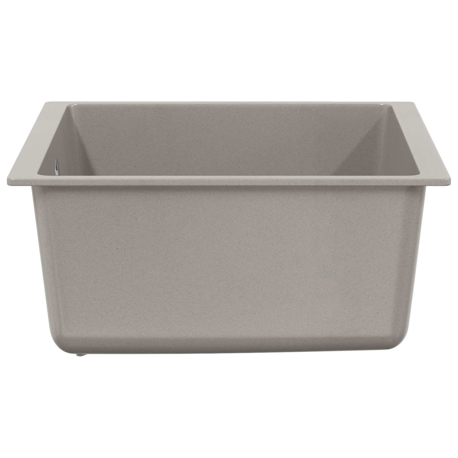 Wasbak Grijs 430 x 460 mm 80% Kwarts en 20% Hars is nu te koop bij PeponiXL, paradijselijk wonen!