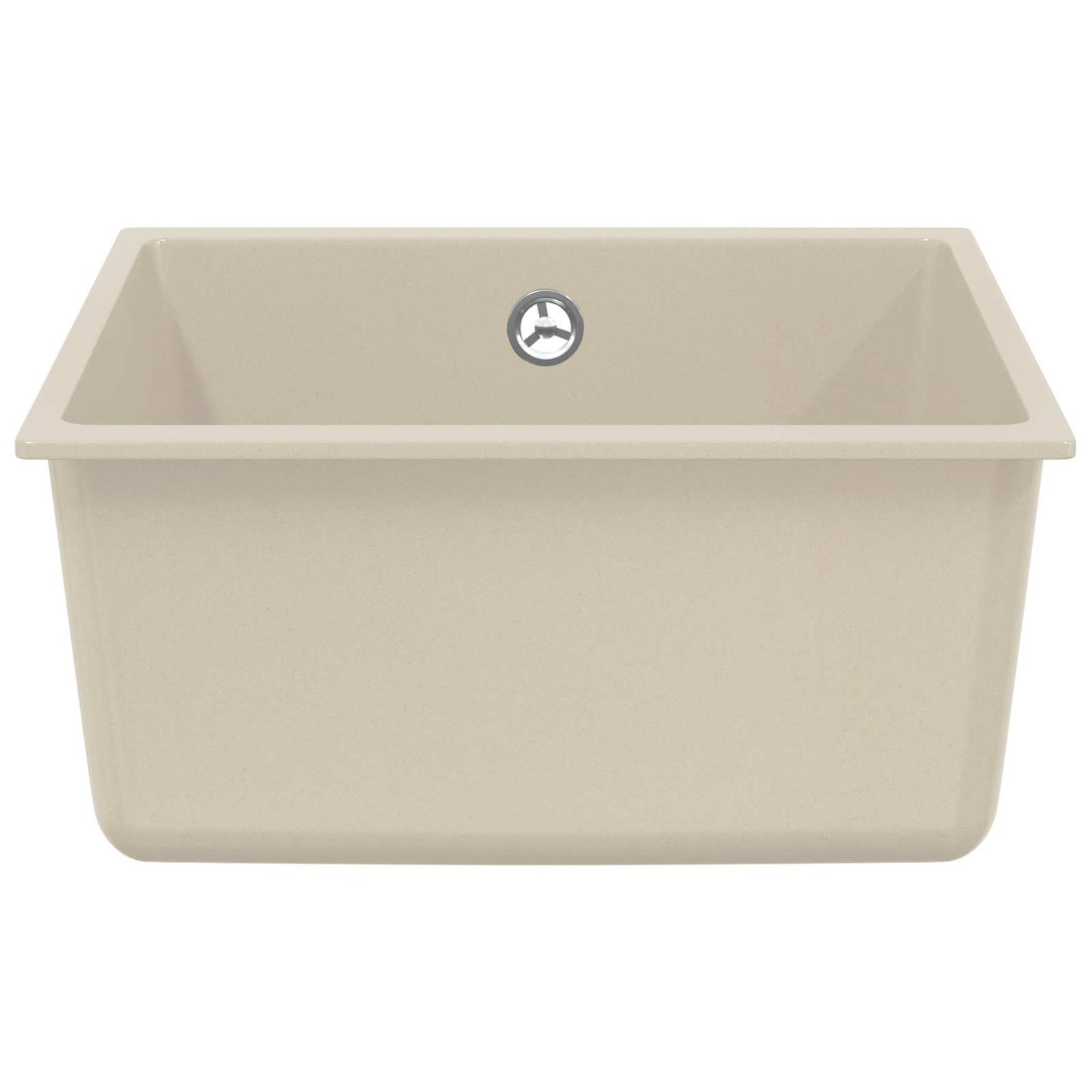 Wasbak Beige 430 x 460 mm 80% Kwarts en 20% Hars is nu te koop bij PeponiXL, paradijselijk wonen!