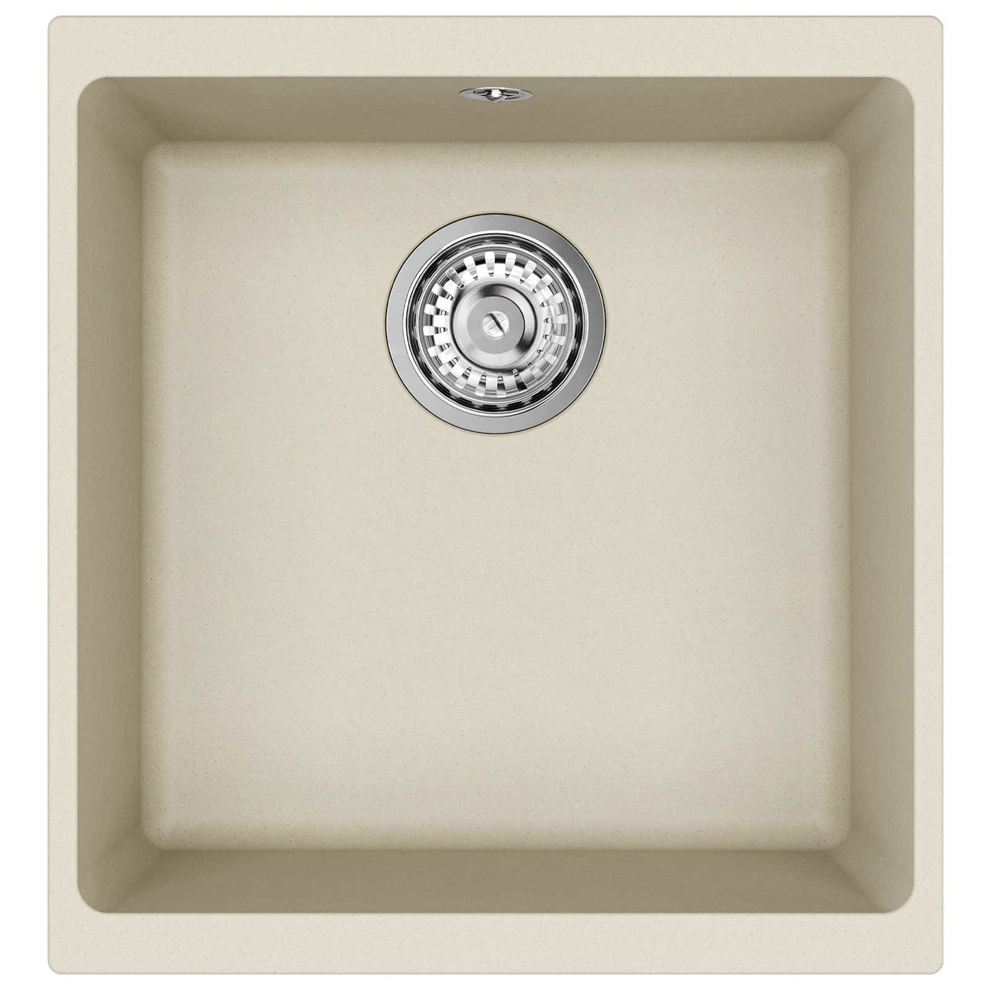 Wasbak Beige 430 x 460 mm 80% Kwarts en 20% Hars is nu te koop bij PeponiXL, paradijselijk wonen!