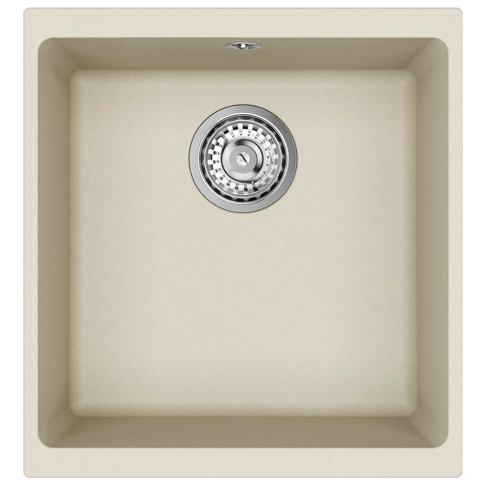 Wasbak Beige 430 x 460 mm 80% Kwarts en 20% Hars is nu te koop bij PeponiXL, paradijselijk wonen!