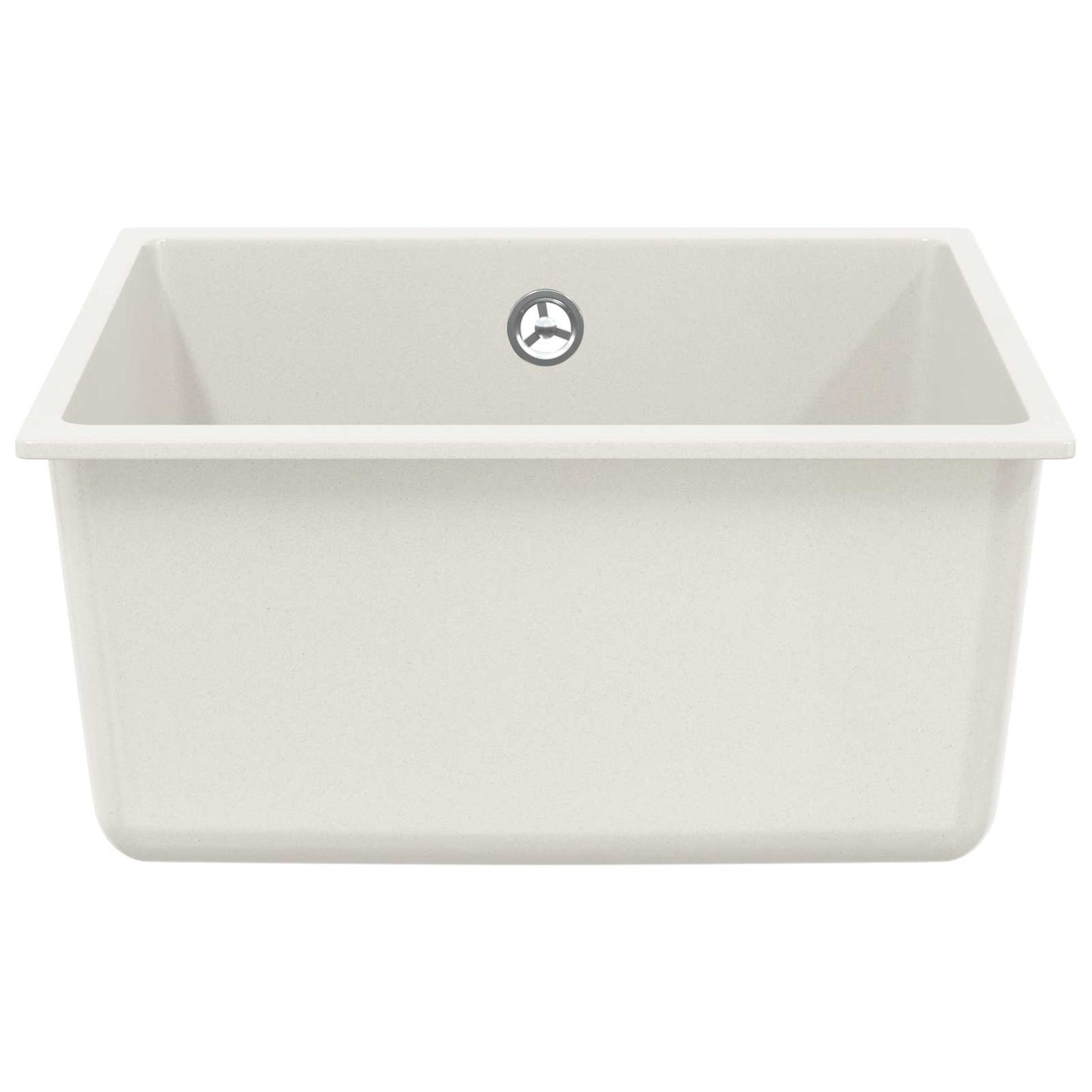 Wasbak Wit 430 x 460 mm 80% Kwarts en 20% Hars is nu te koop bij PeponiXL, paradijselijk wonen!