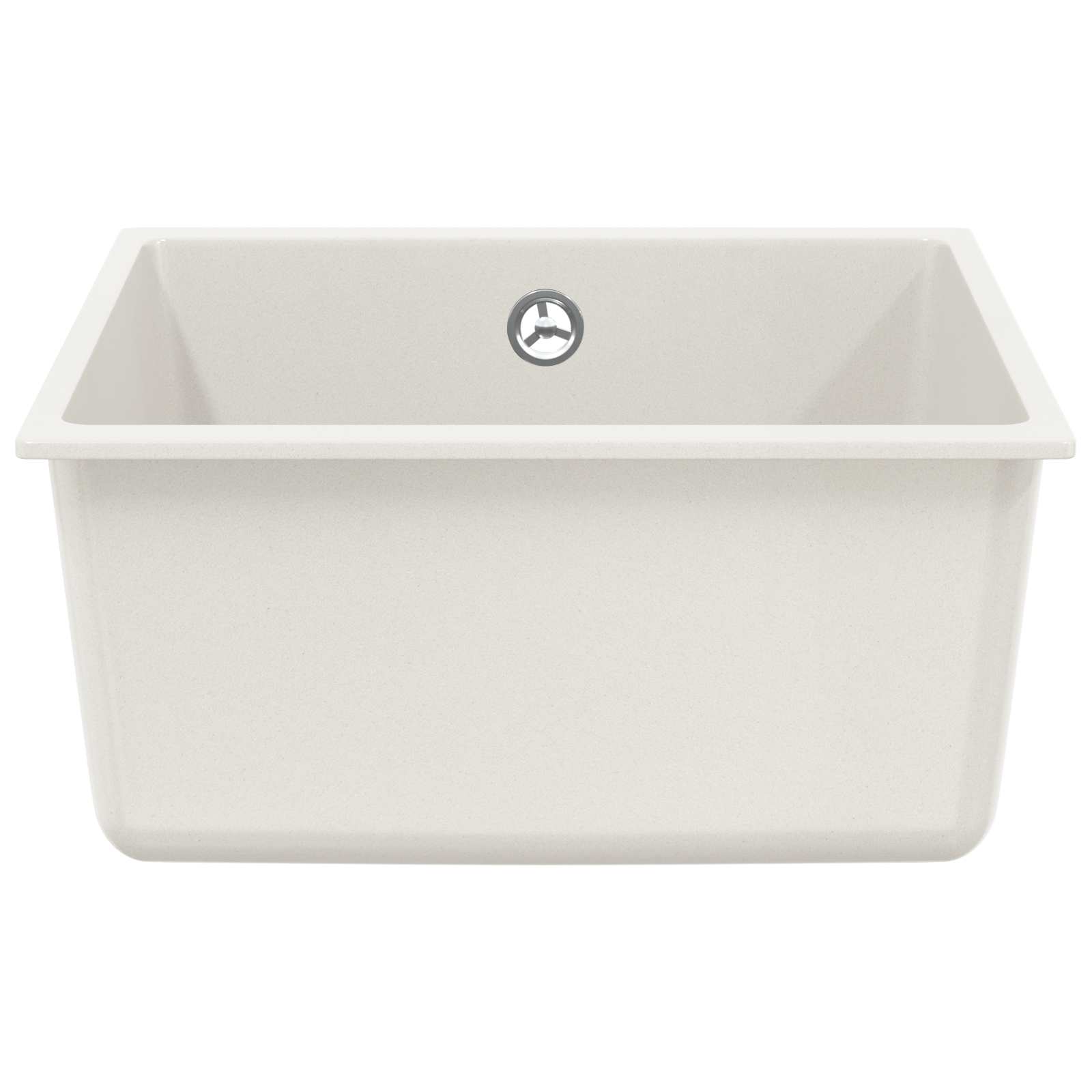 Wasbak Wit 430 x 460 mm 80% Kwarts en 20% Hars is nu te koop bij PeponiXL, paradijselijk wonen!