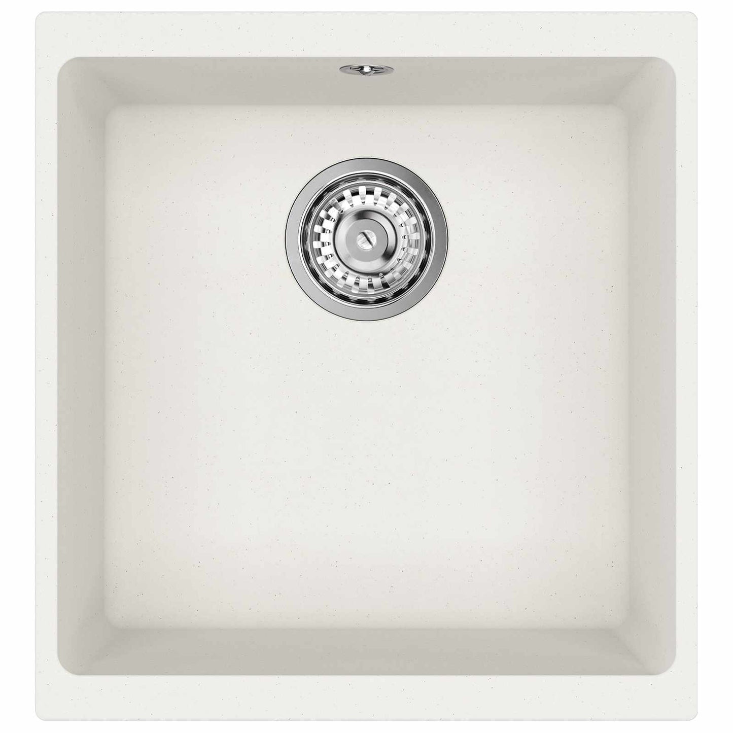 Wasbak Wit 430 x 460 mm 80% Kwarts en 20% Hars is nu te koop bij PeponiXL, paradijselijk wonen!