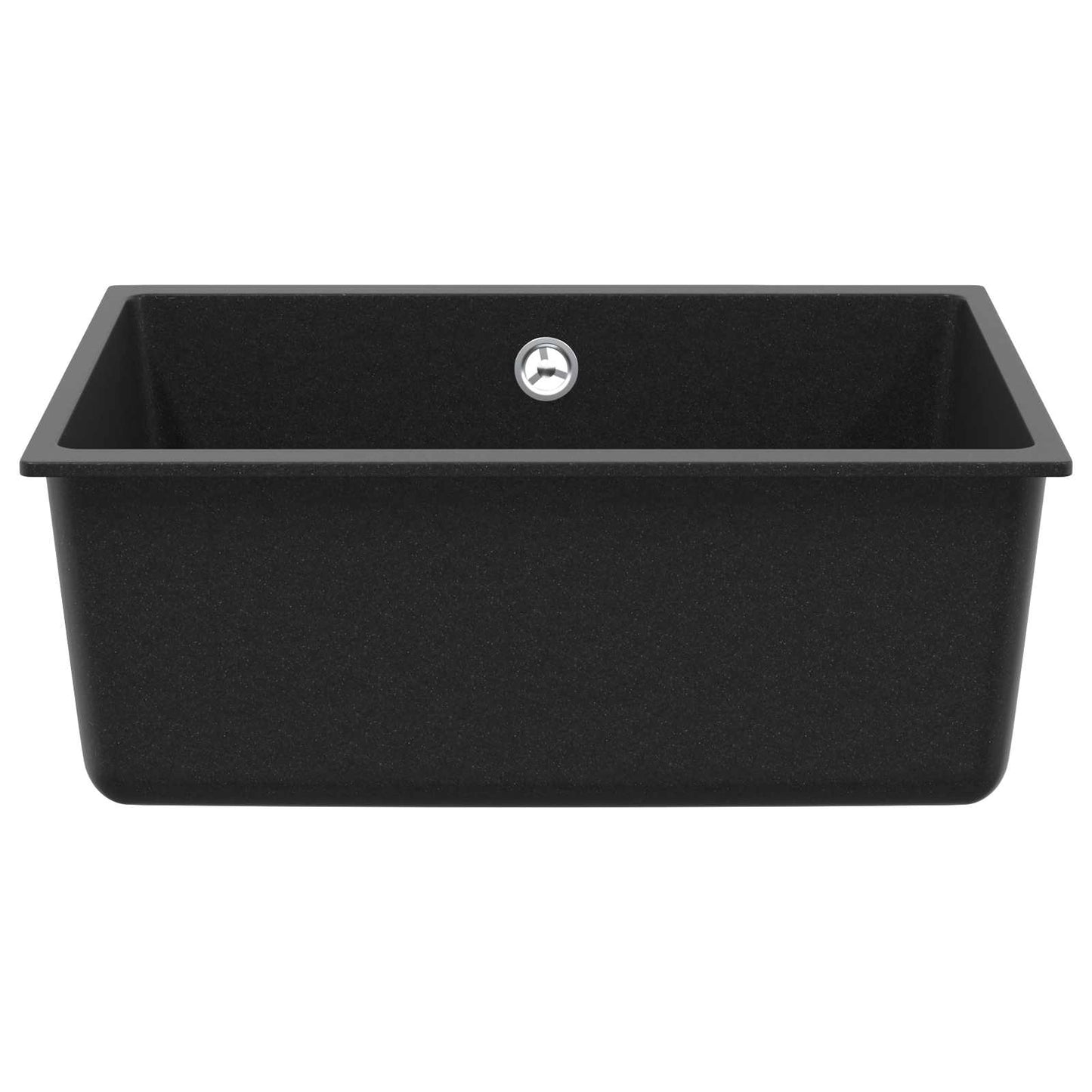 Wasbak Zwart 530 x 460 mm 80% Kwarts en 20% Hars is nu te koop bij PeponiXL, paradijselijk wonen!