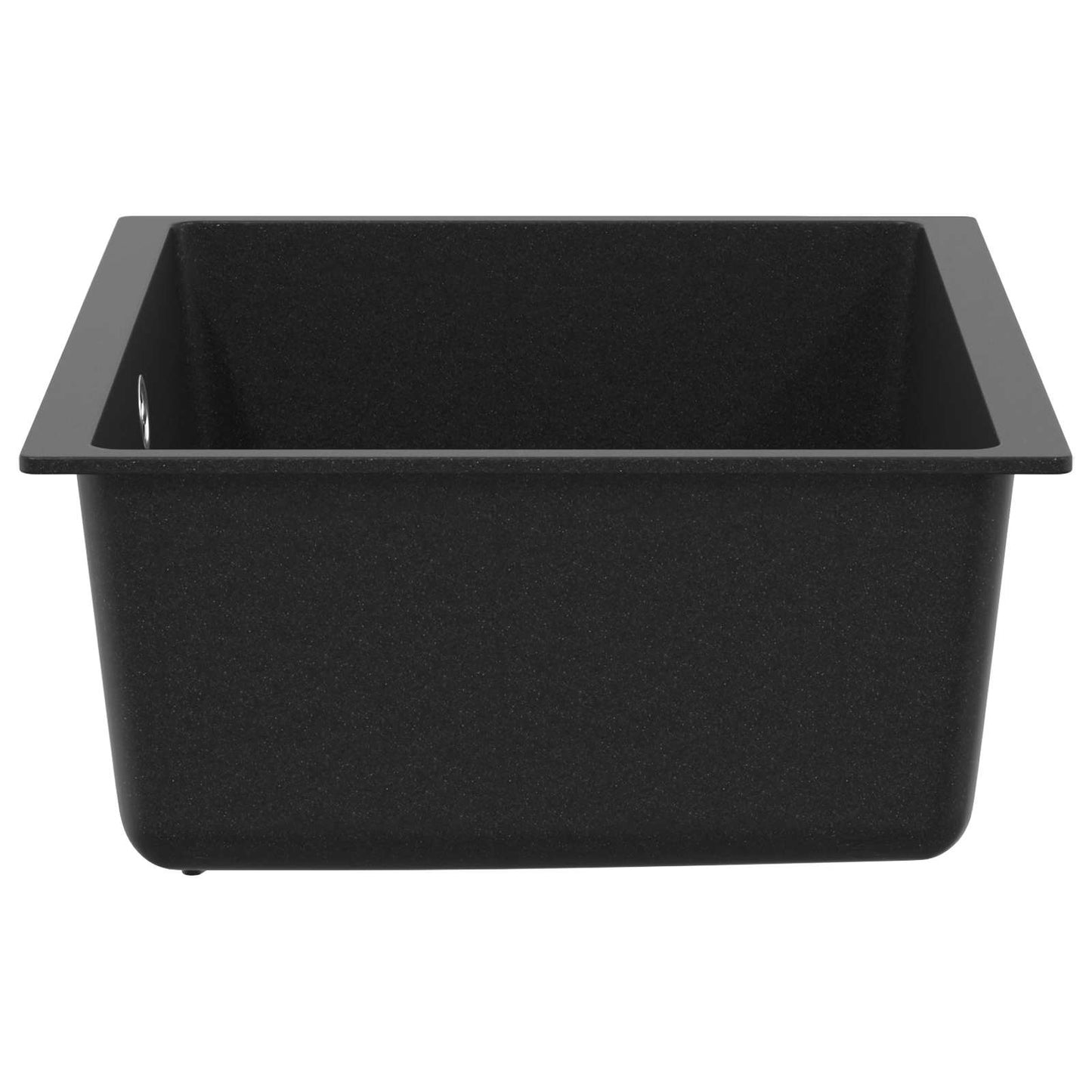 Wasbak Zwart 530 x 460 mm 80% Kwarts en 20% Hars is nu te koop bij PeponiXL, paradijselijk wonen!