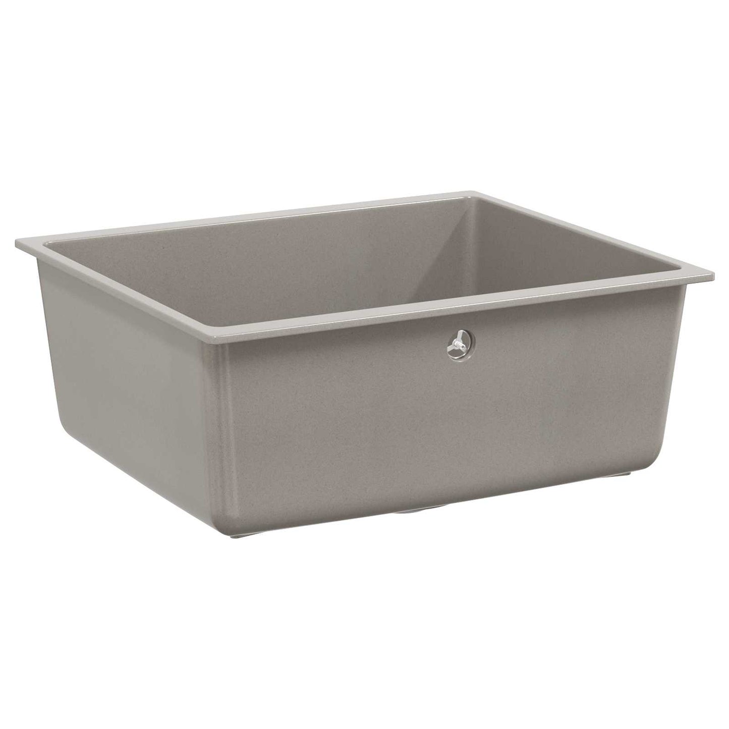 Wasbak Grijs 530 x 460 mm 80% Kwarts en 20% Hars is nu te koop bij PeponiXL, paradijselijk wonen!