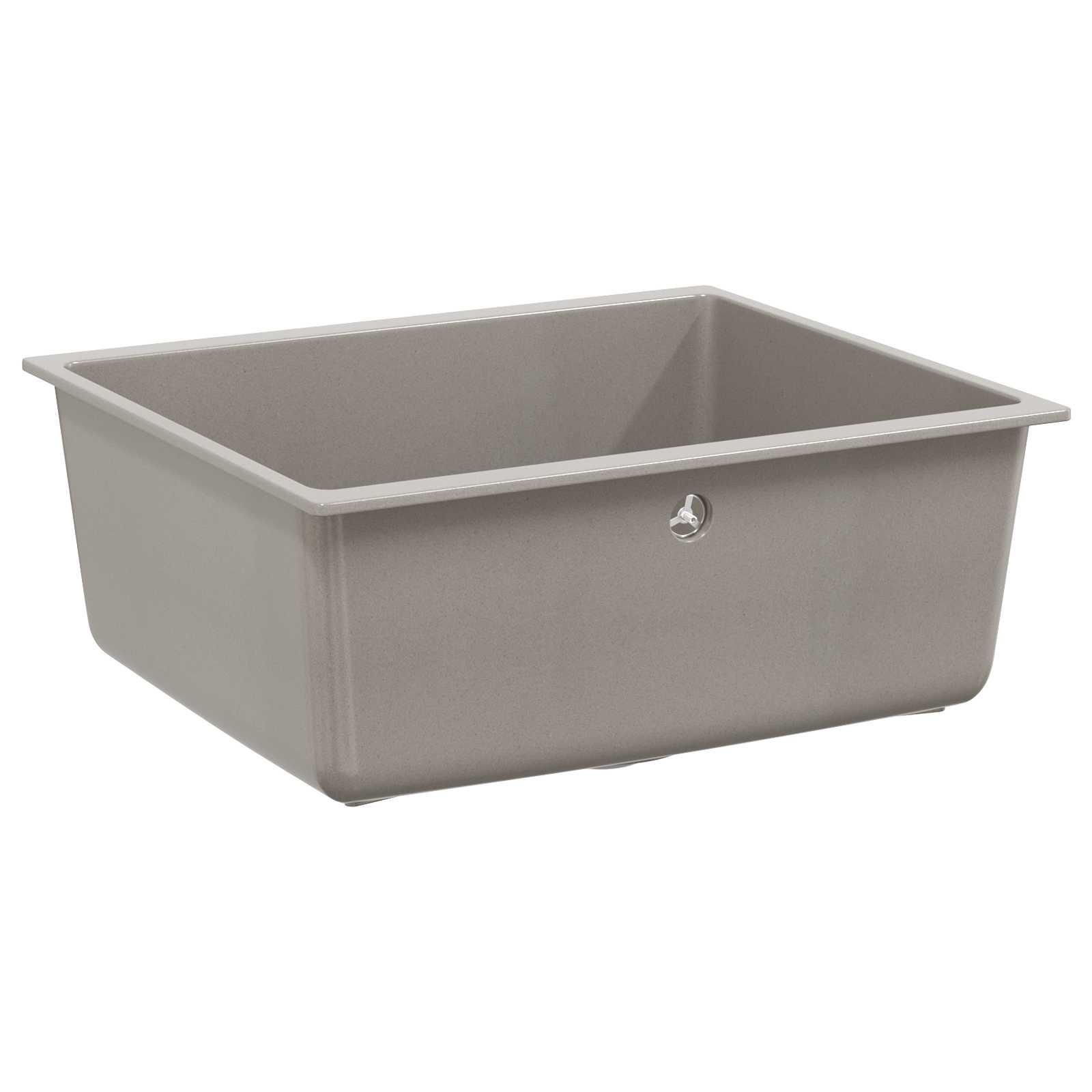 Wasbak Grijs 530 x 460 mm 80% Kwarts en 20% Hars is nu te koop bij PeponiXL, paradijselijk wonen!