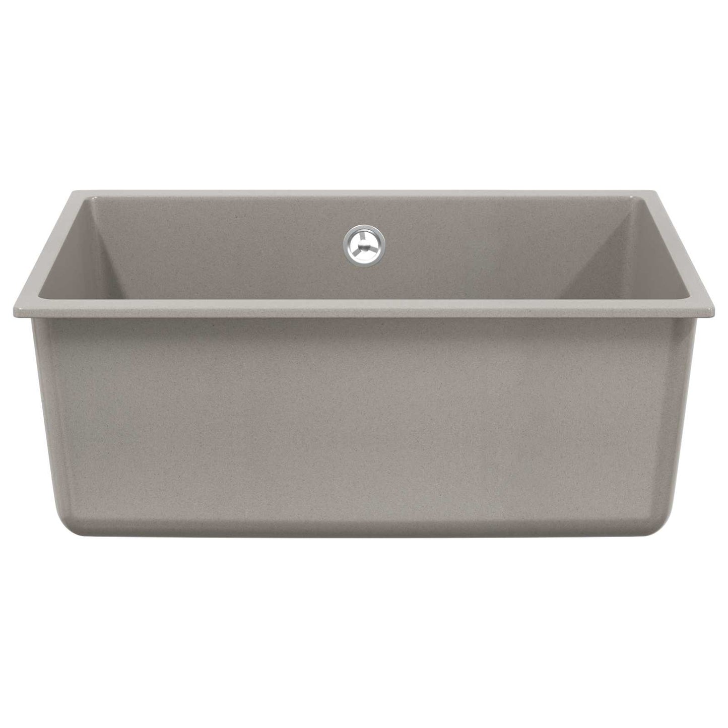 Wasbak Grijs 530 x 460 mm 80% Kwarts en 20% Hars is nu te koop bij PeponiXL, paradijselijk wonen!