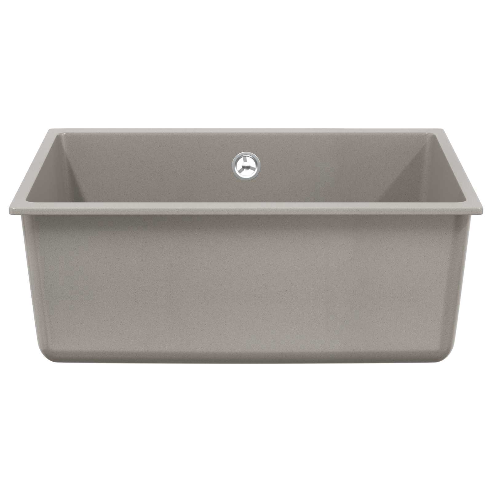 Wasbak Grijs 530 x 460 mm 80% Kwarts en 20% Hars is nu te koop bij PeponiXL, paradijselijk wonen!