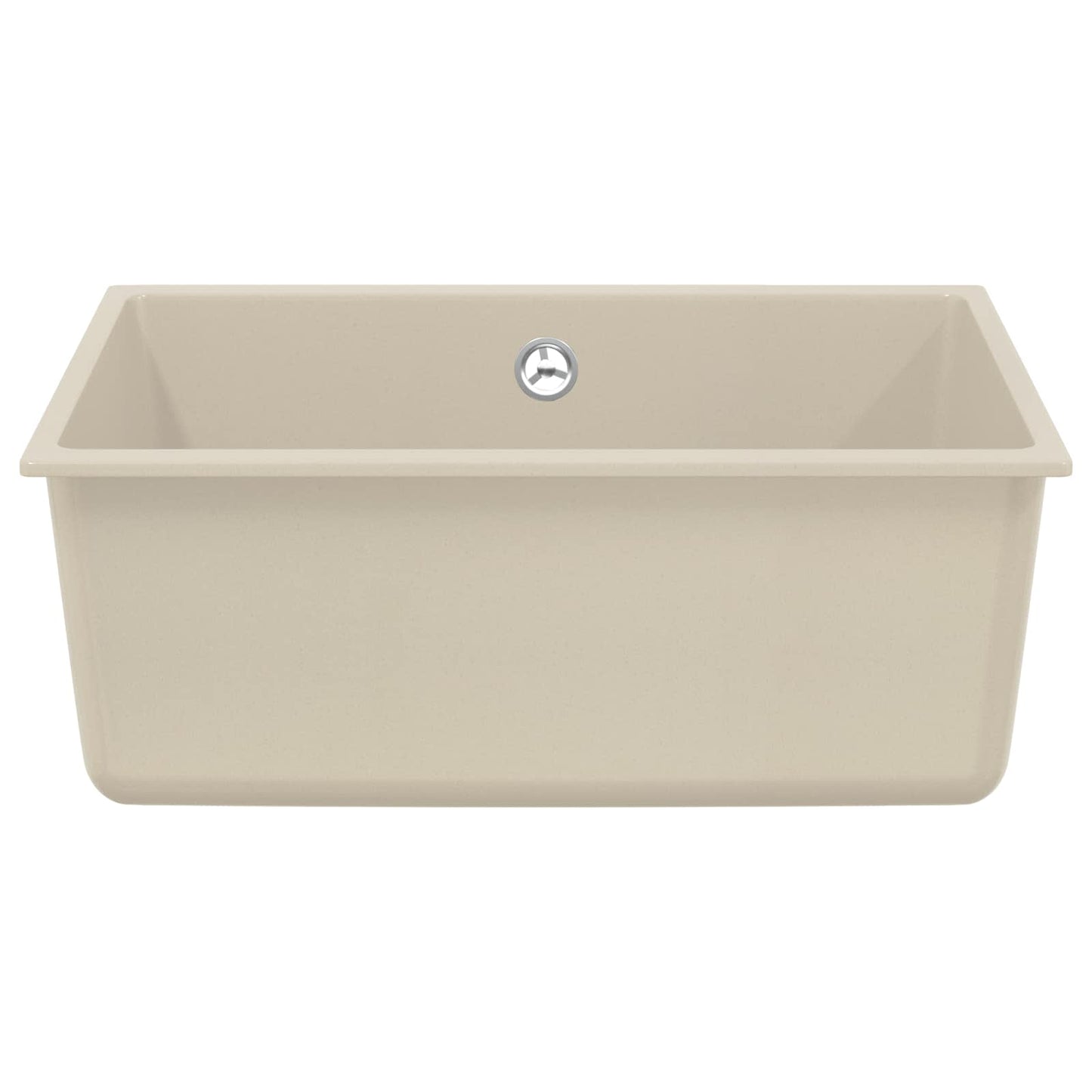 Wasbak Beige 530 x 460 mm 80% Kwarts en 20% Hars is nu te koop bij PeponiXL, paradijselijk wonen!