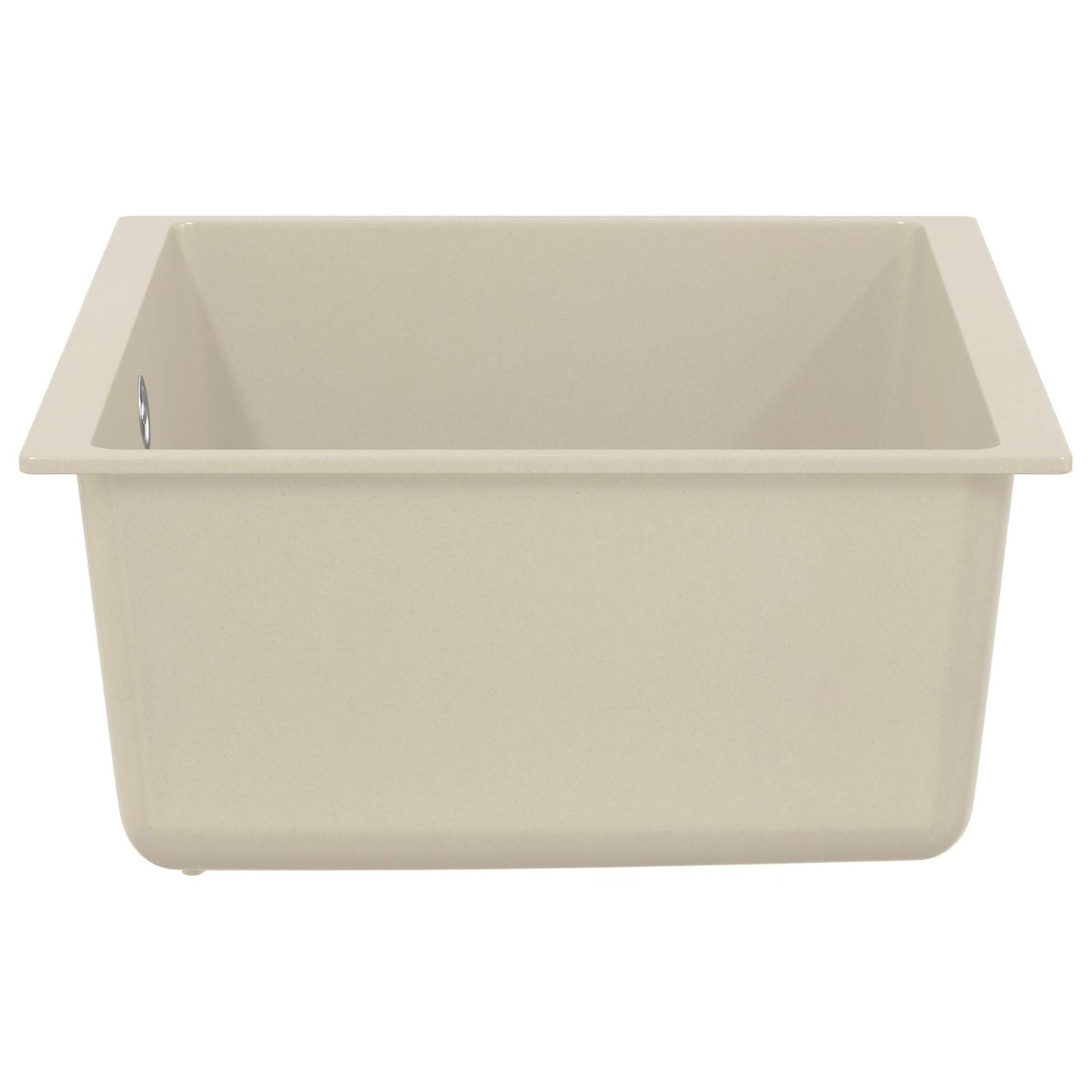 Wasbak Beige 530 x 460 mm 80% Kwarts en 20% Hars is nu te koop bij PeponiXL, paradijselijk wonen!