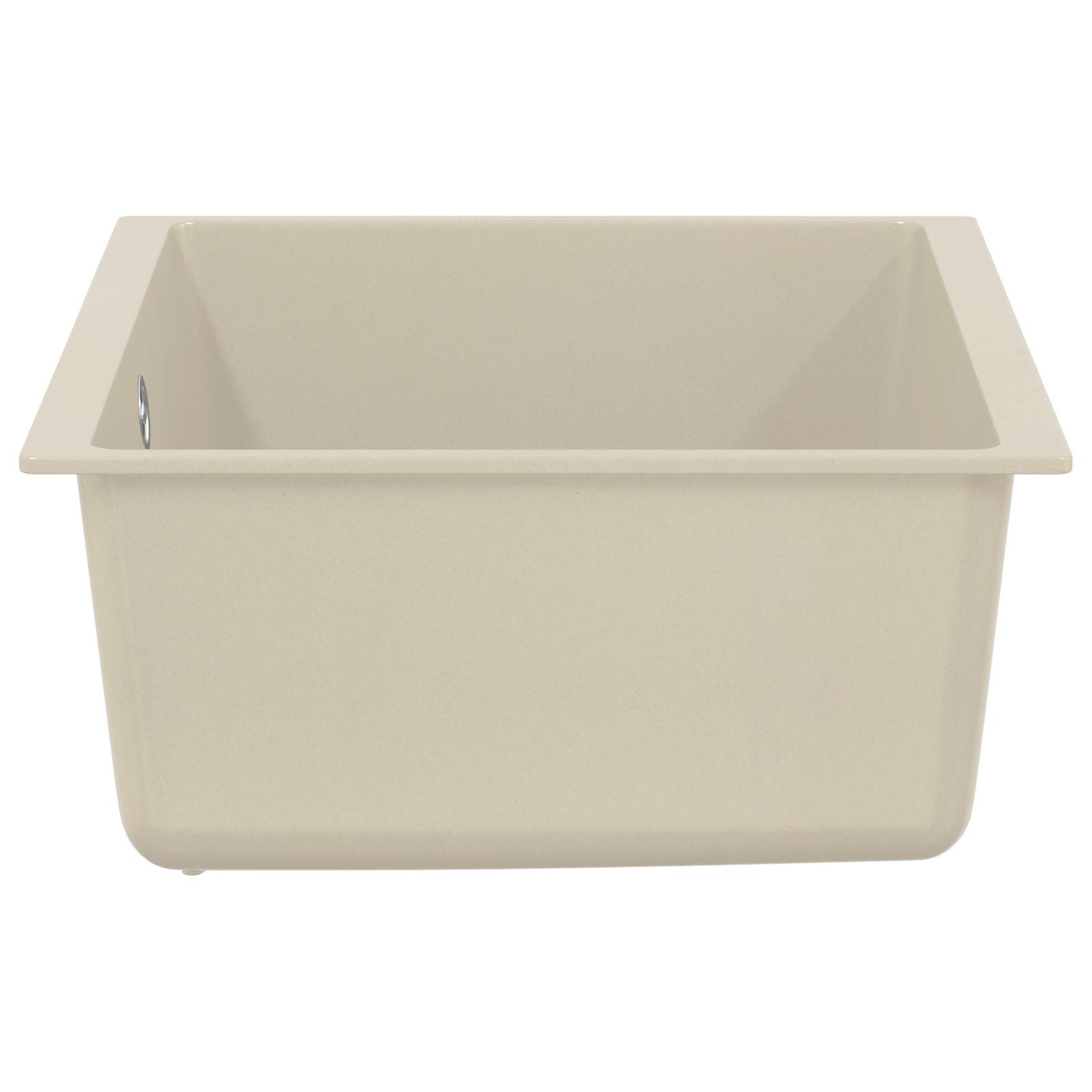 Wasbak Beige 530 x 460 mm 80% Kwarts en 20% Hars is nu te koop bij PeponiXL, paradijselijk wonen!