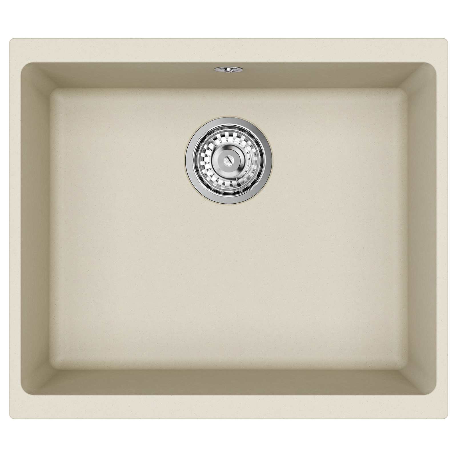 Wasbak Beige 530 x 460 mm 80% Kwarts en 20% Hars is nu te koop bij PeponiXL, paradijselijk wonen!